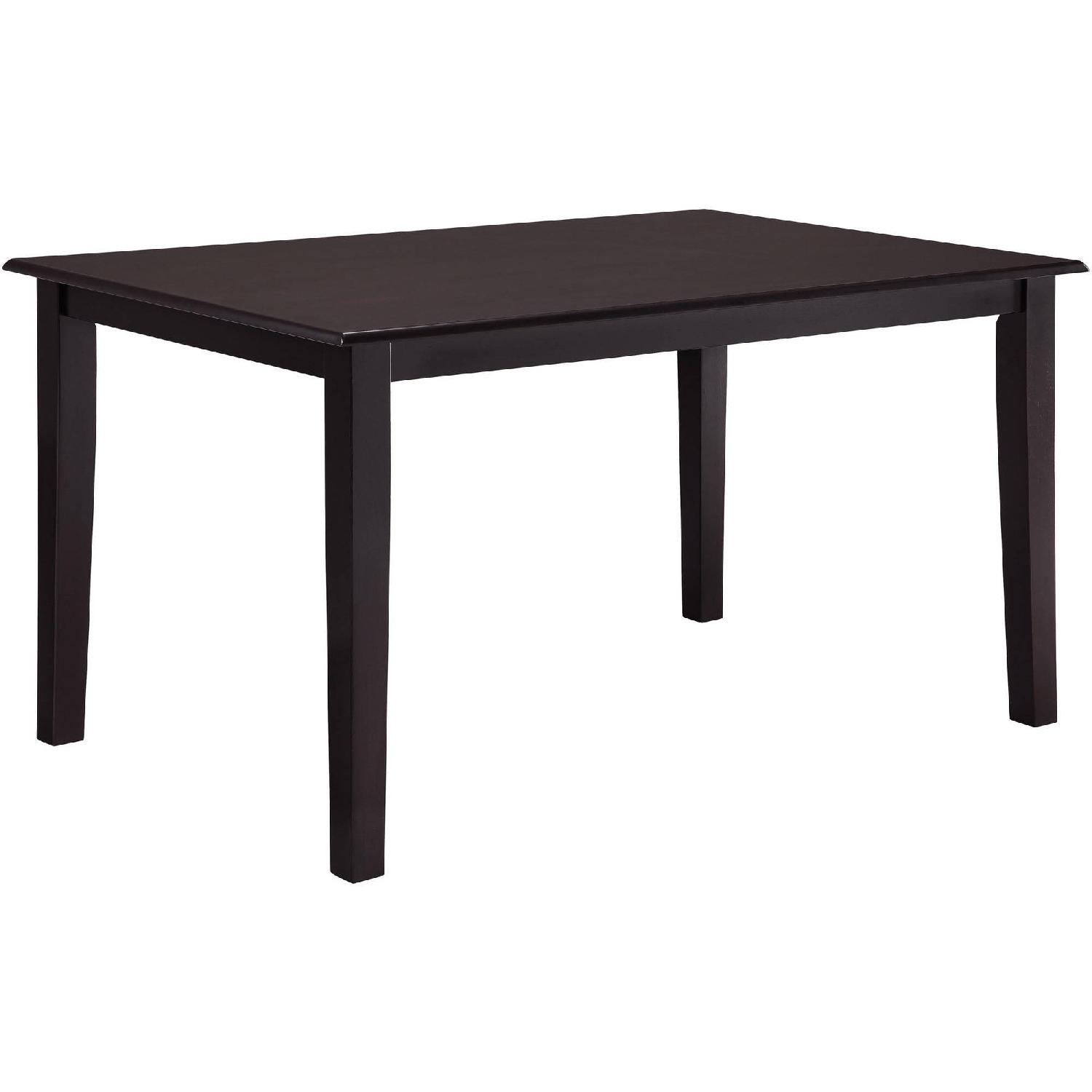 Mainstays Espresso Dining Table - image-0