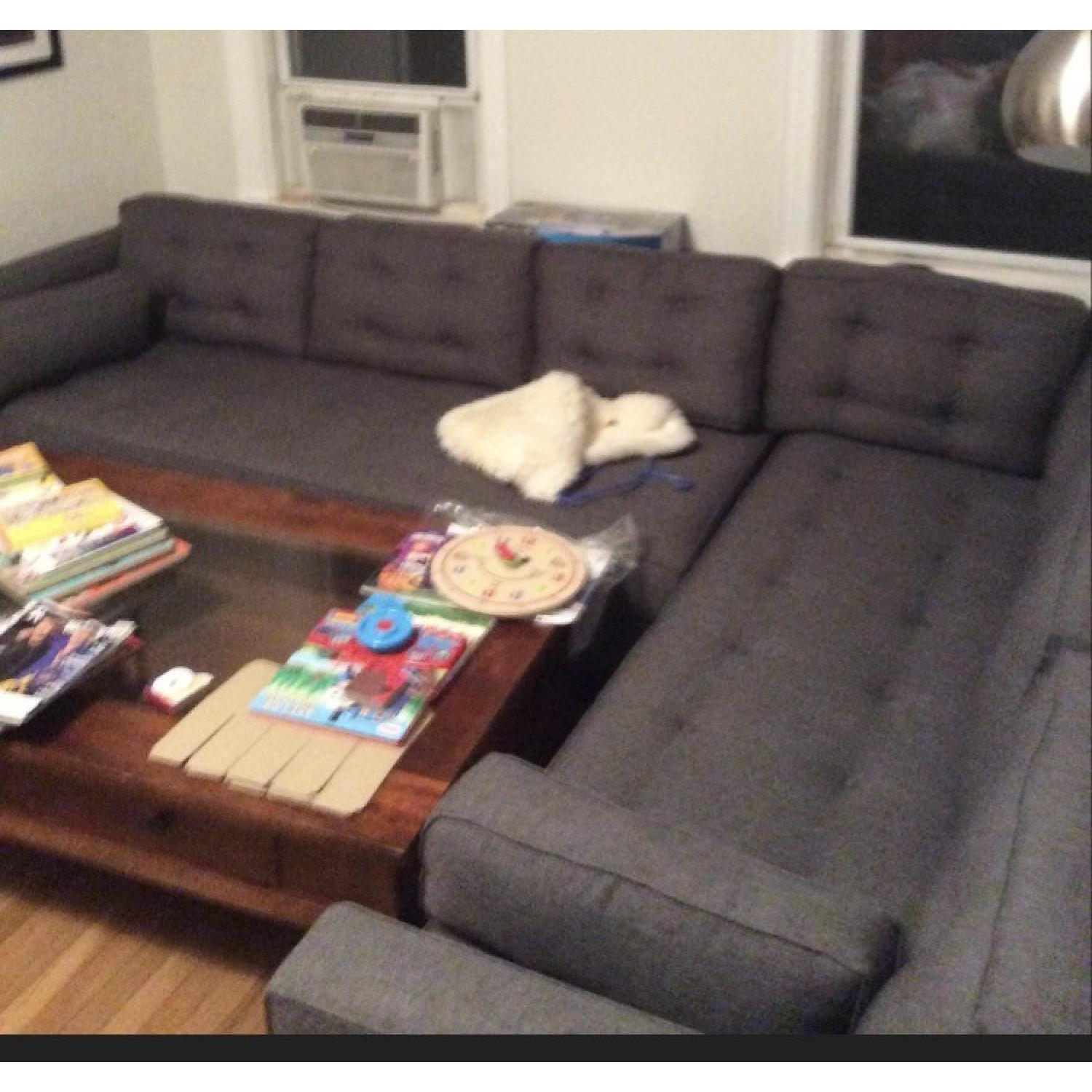 Younger Furniture Grey 2 Piece Sectional Sofa - image-1