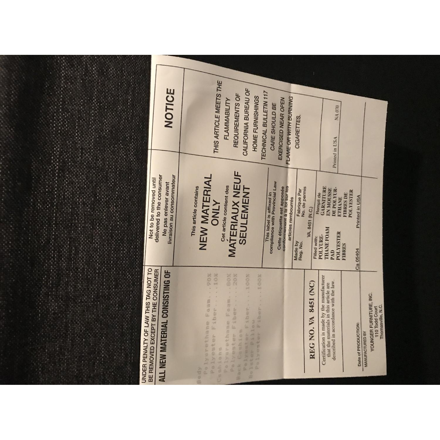 Younger Furniture Grey 2 Piece Sectional Sofa - image-3