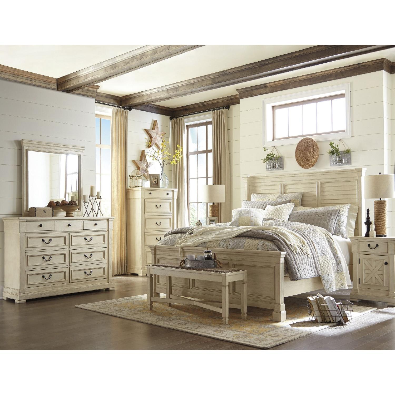 Ashley Bolanburg Antique White Dresser - image-3