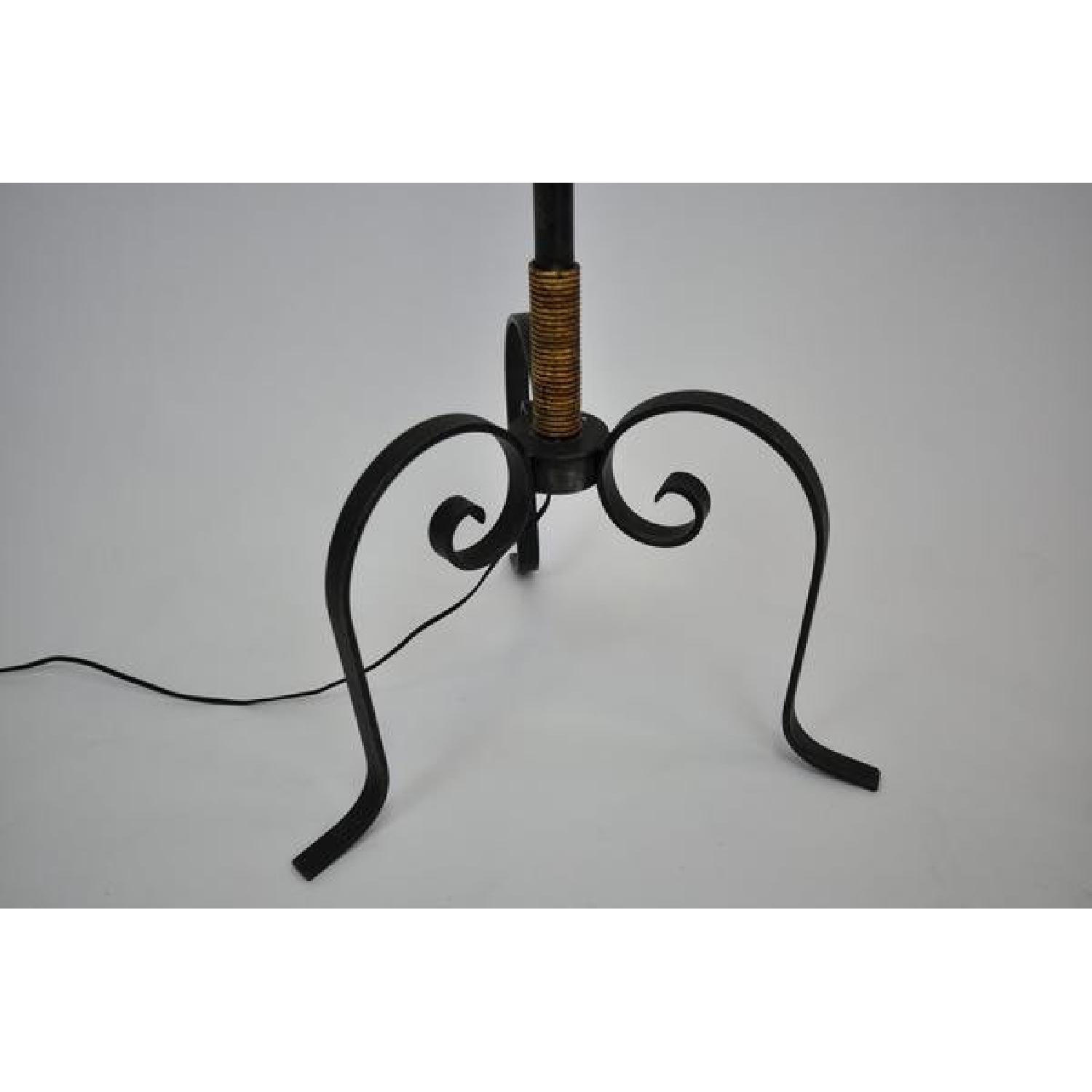Vintage Iron Rustic Candlelight Floor Lamp AptDeco