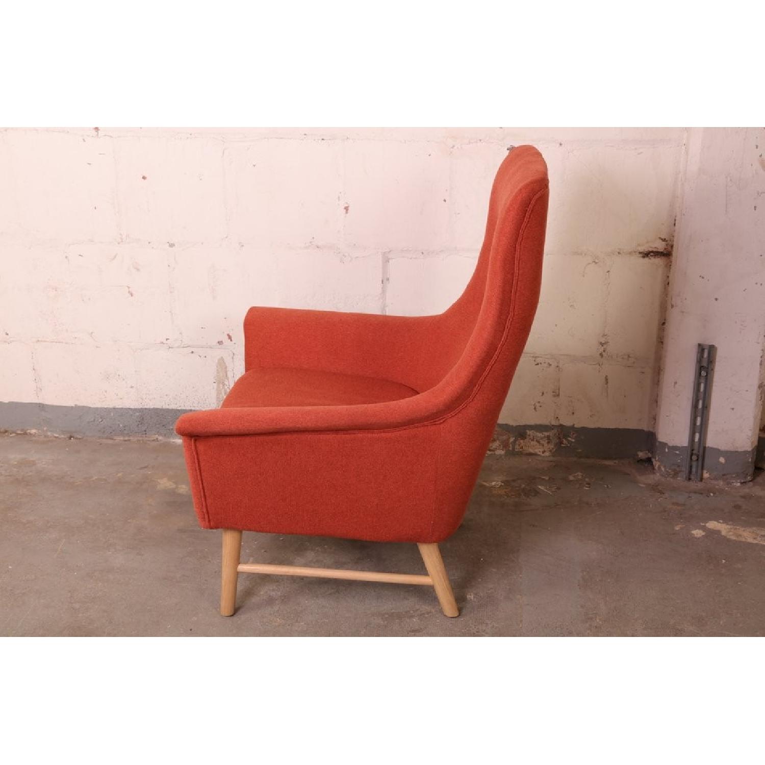 Mid-Century Burnt Orange Lounge Chair - image-3
