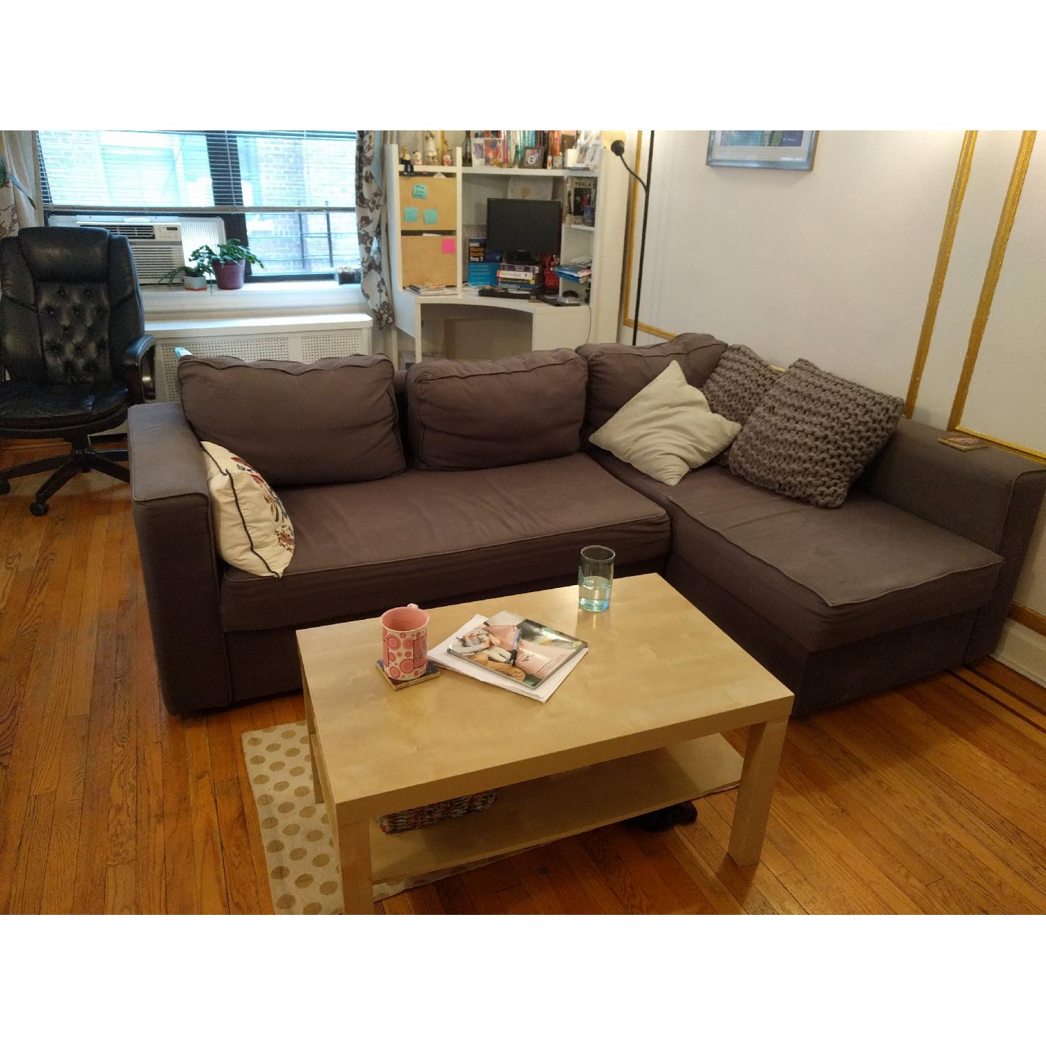 Ikea Manstad Sleeper Sectional Sofa w/ Storage - image-2