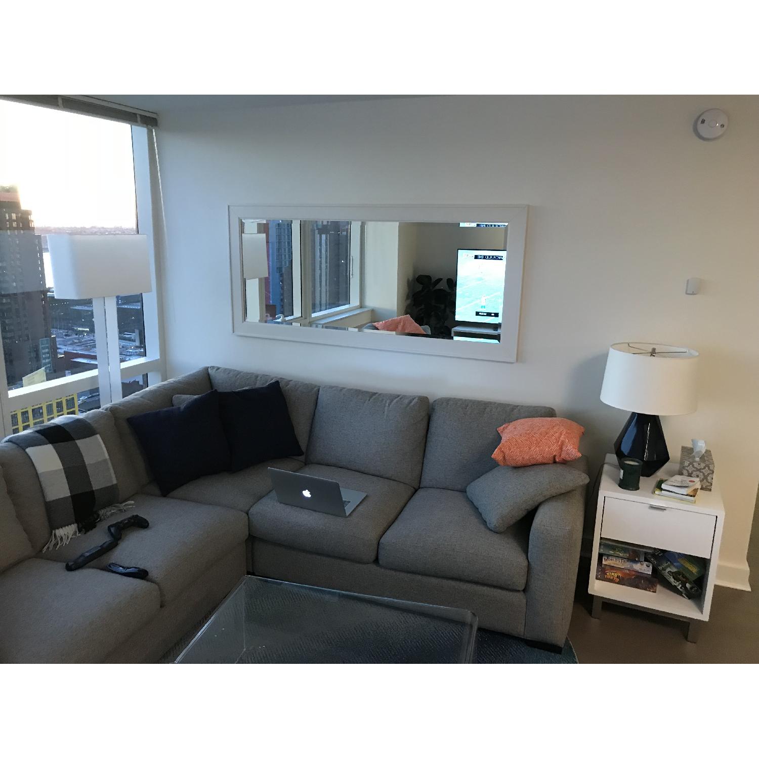 Room & Board Metro Sectional Sofa in Tatum Grey - image-1