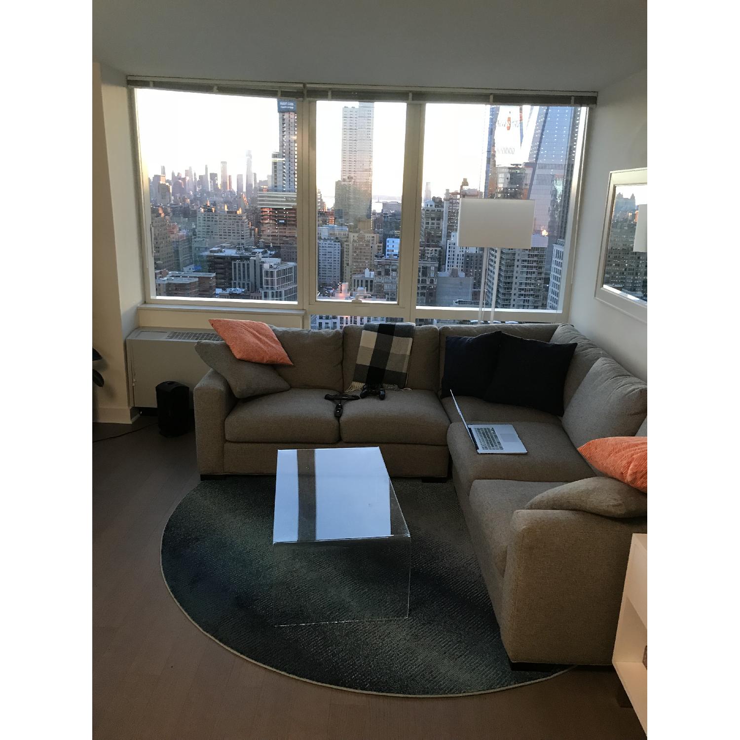 Room & Board Metro Sectional Sofa in Tatum Grey - image-3