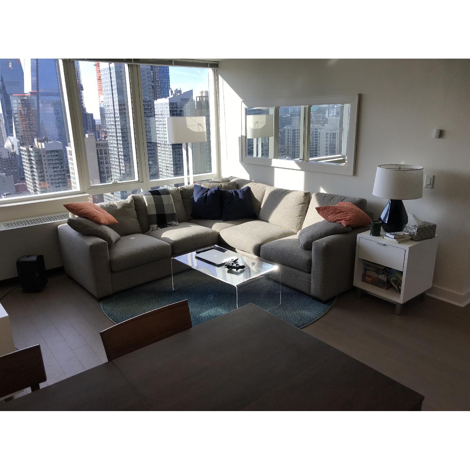 Room & Board Metro Sectional Sofa in Tatum Grey - image-4