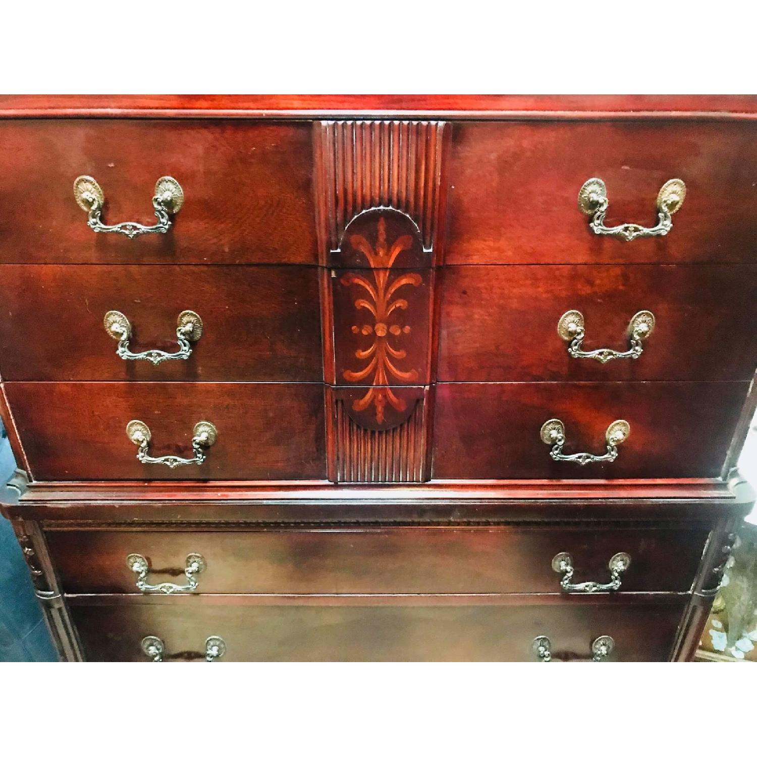 Williamsport Furniture Company Antique 1930s Mahogany Dresse - image-3