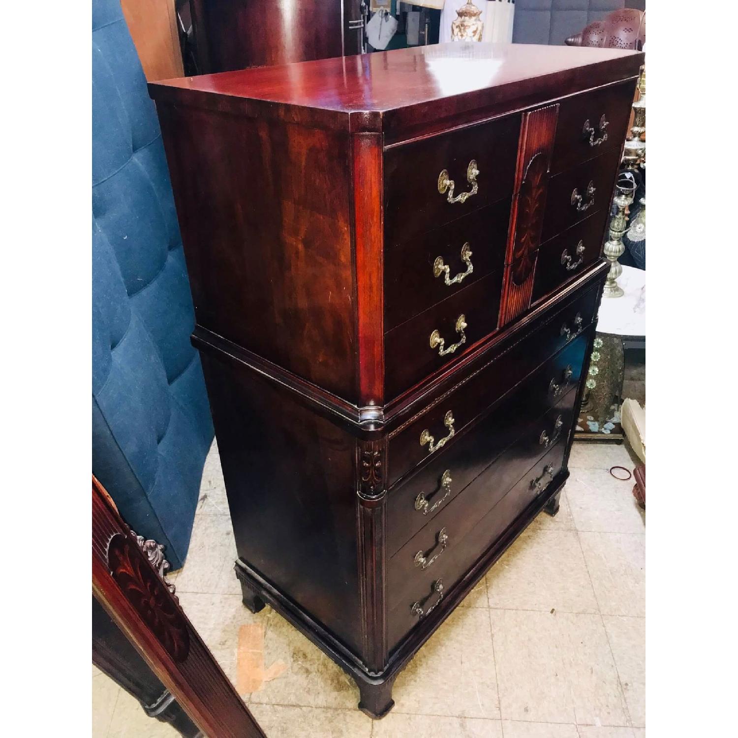 Williamsport Furniture Company Antique 1930s Mahogany Dresse - image-12