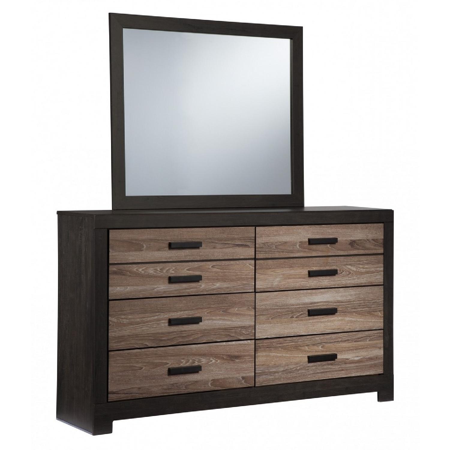 Ashley Harlinton Warm Gray/Charcoal Dresser - image-0