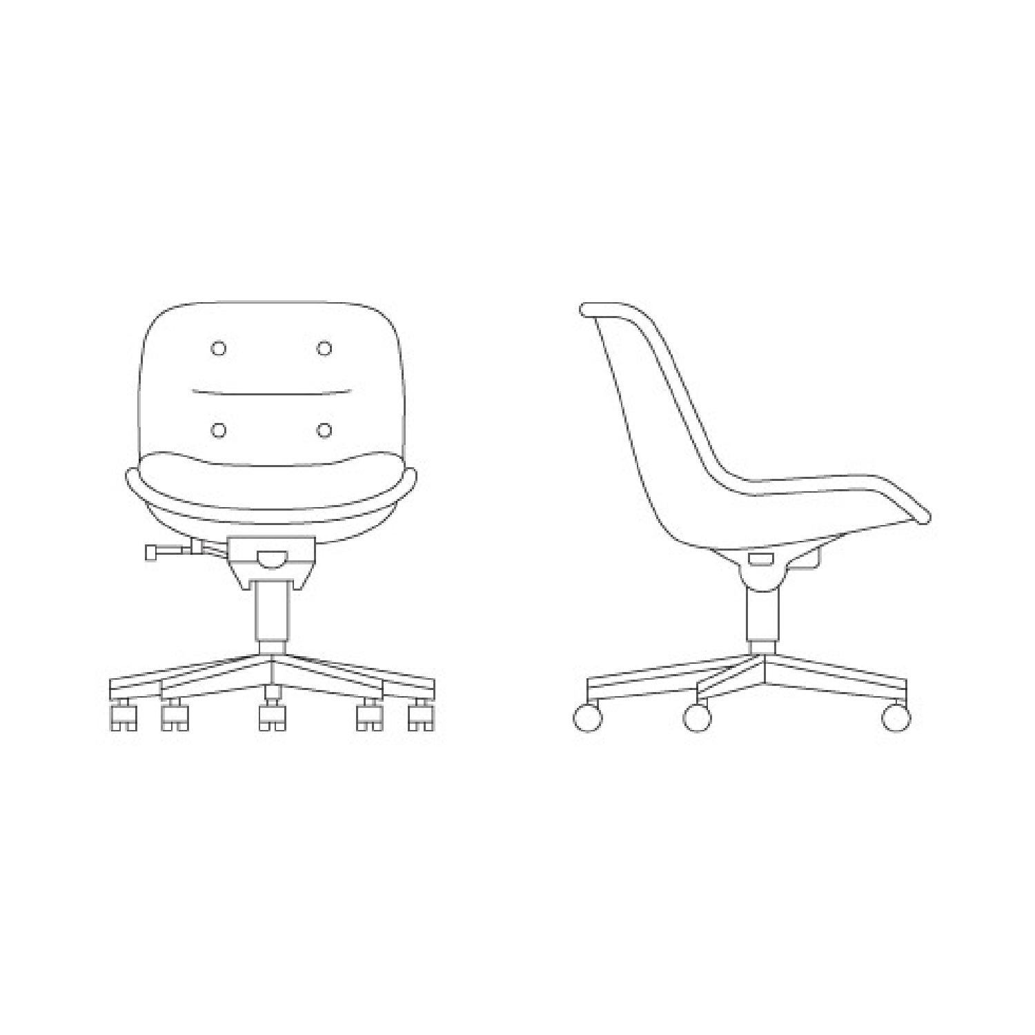 Knoll 12th C Charles Pollock Armless Executive Chair - image-2