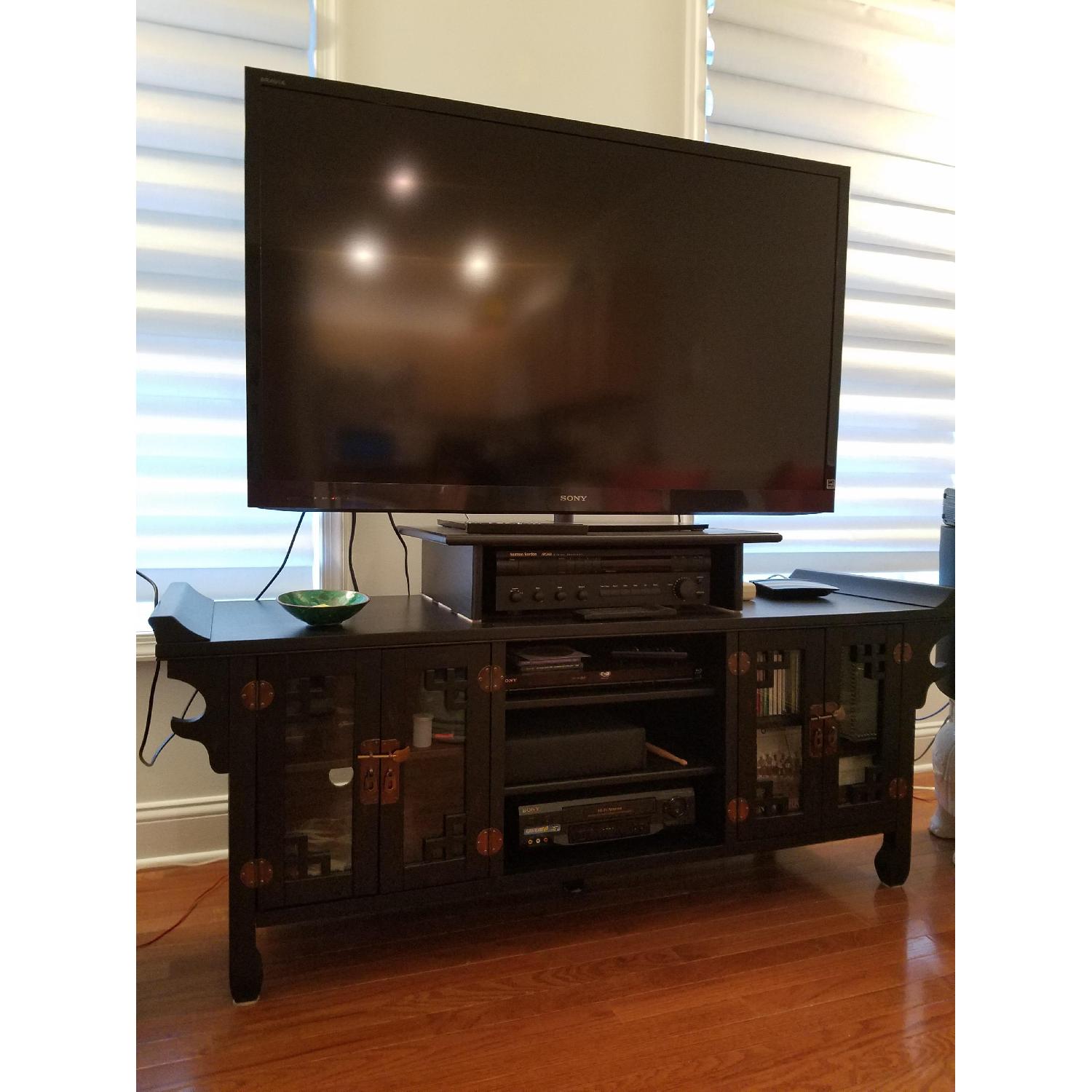 Media Cabinet w/ Glass Doors - image-1