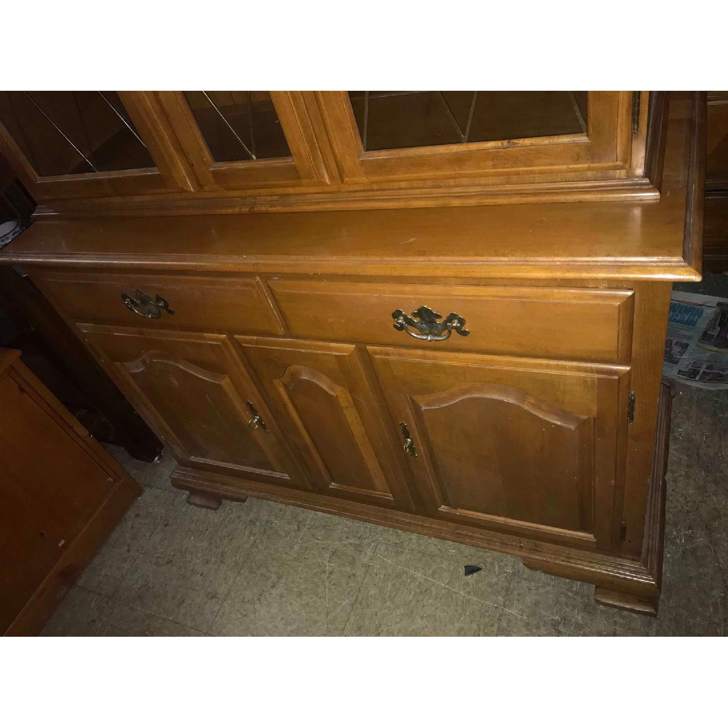 Ethan Allen Vintage 1970s Maple Cabinet - image-7