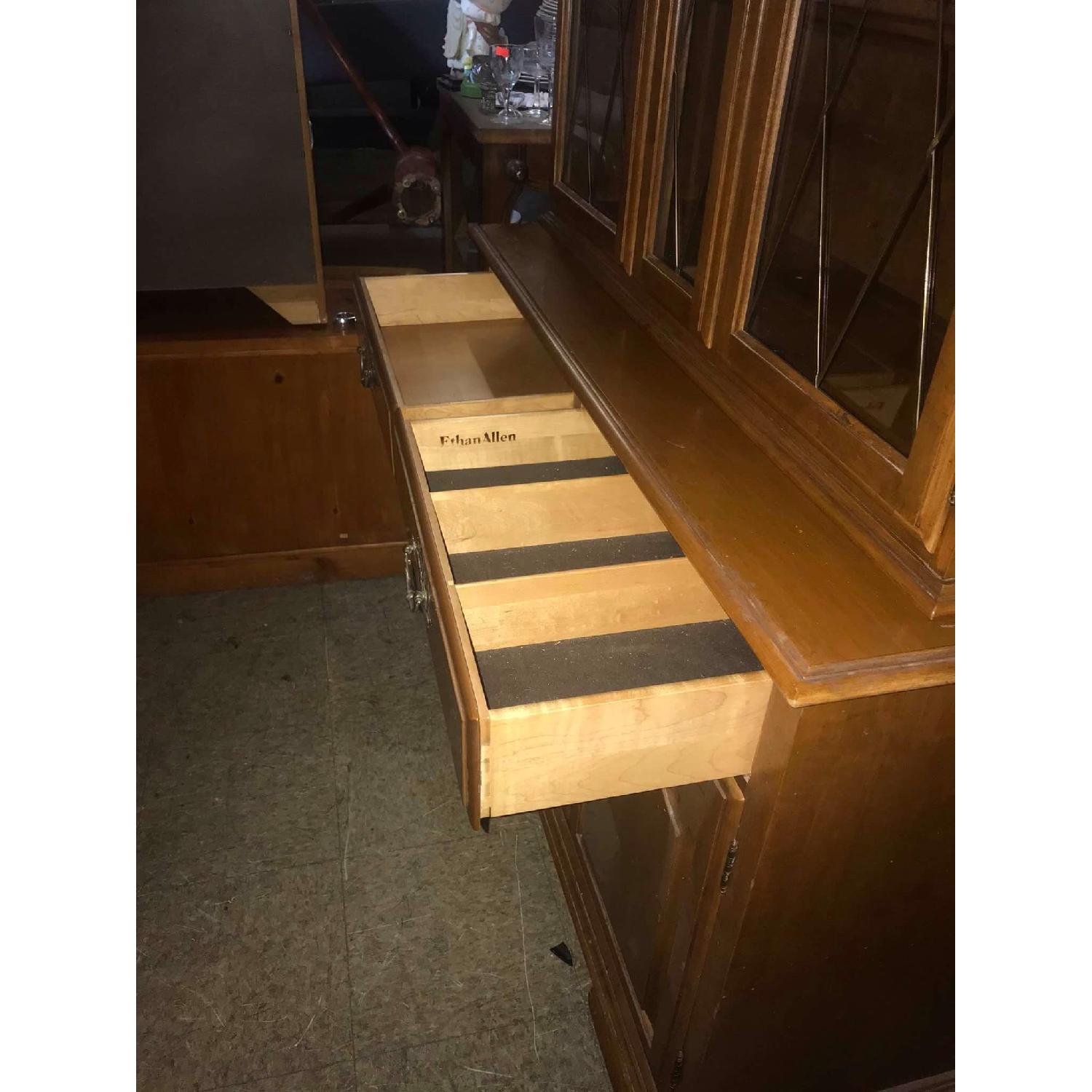 Ethan Allen Vintage 1970s Maple Cabinet - image-14