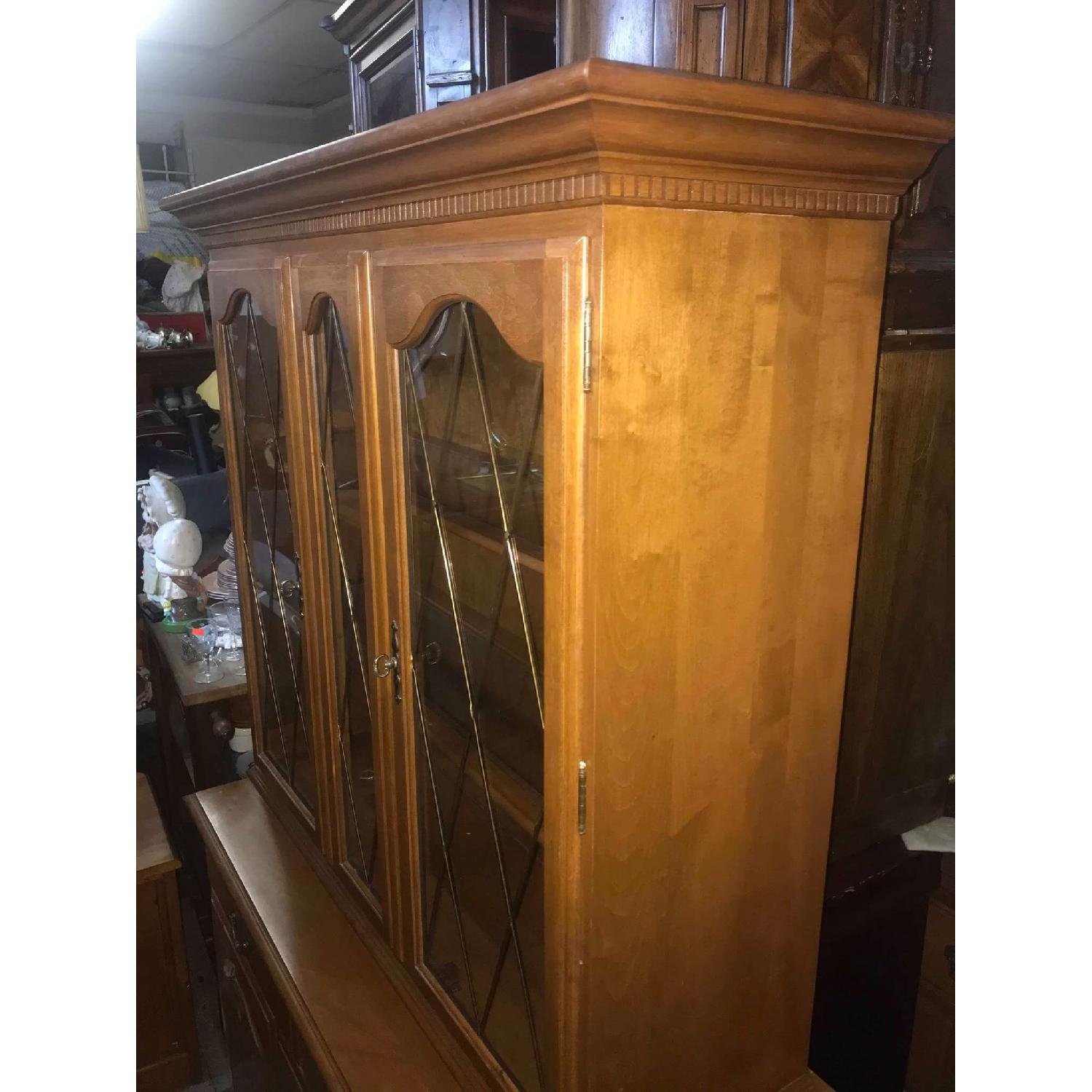 Ethan Allen Vintage 1970s Maple Cabinet - image-17