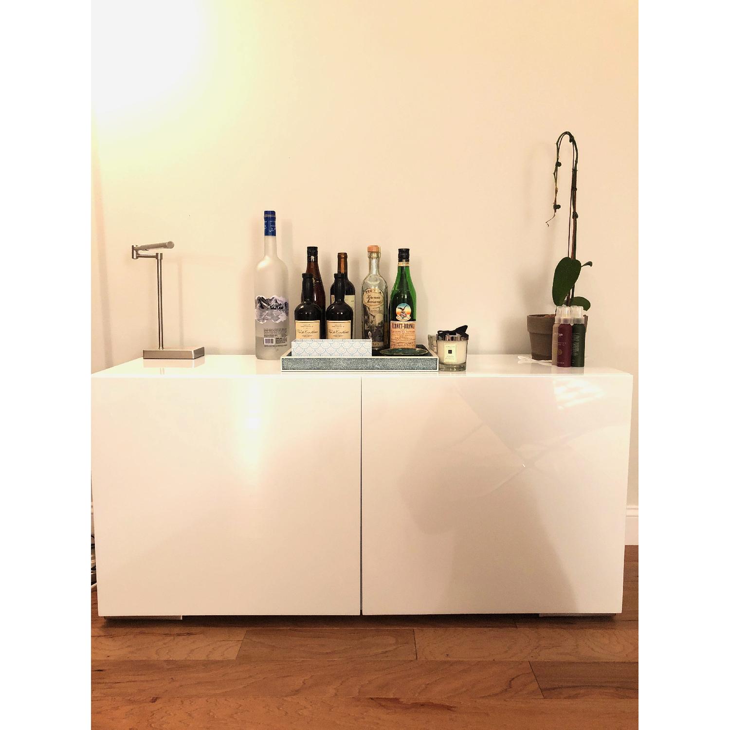 CB2 Fuel White Credenza - image-1