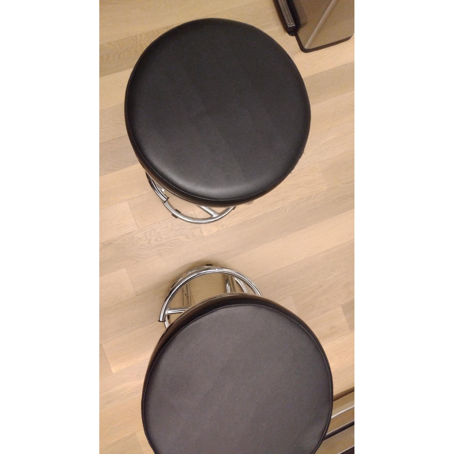 Black Metal Bar Stool - image-2