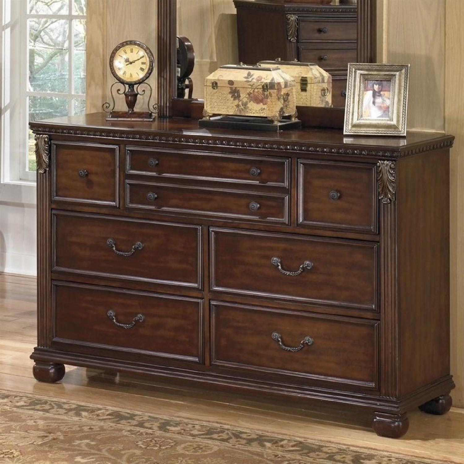 Ashley Leahlyn Warm Brown Dresser - image-2