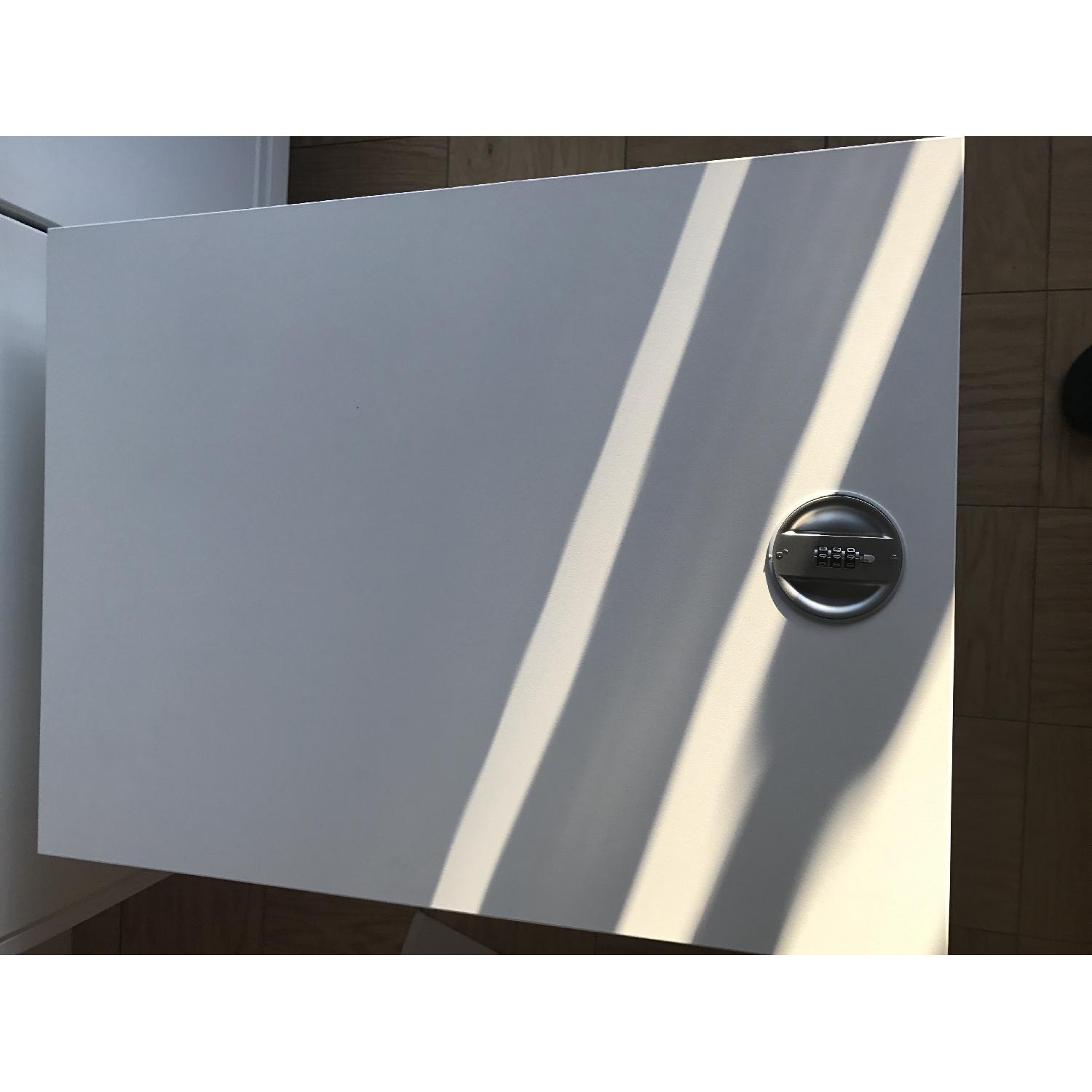 Ikea 2 Drawer Filing Cabinet w/ Number lock - image-2