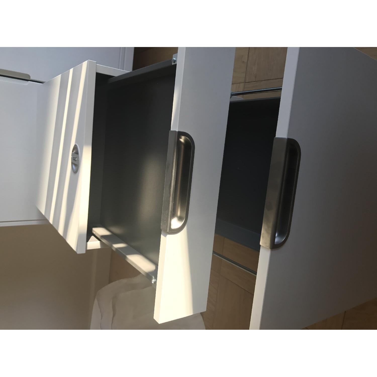Ikea 2 Drawer Filing Cabinet w/ Number lock - image-6