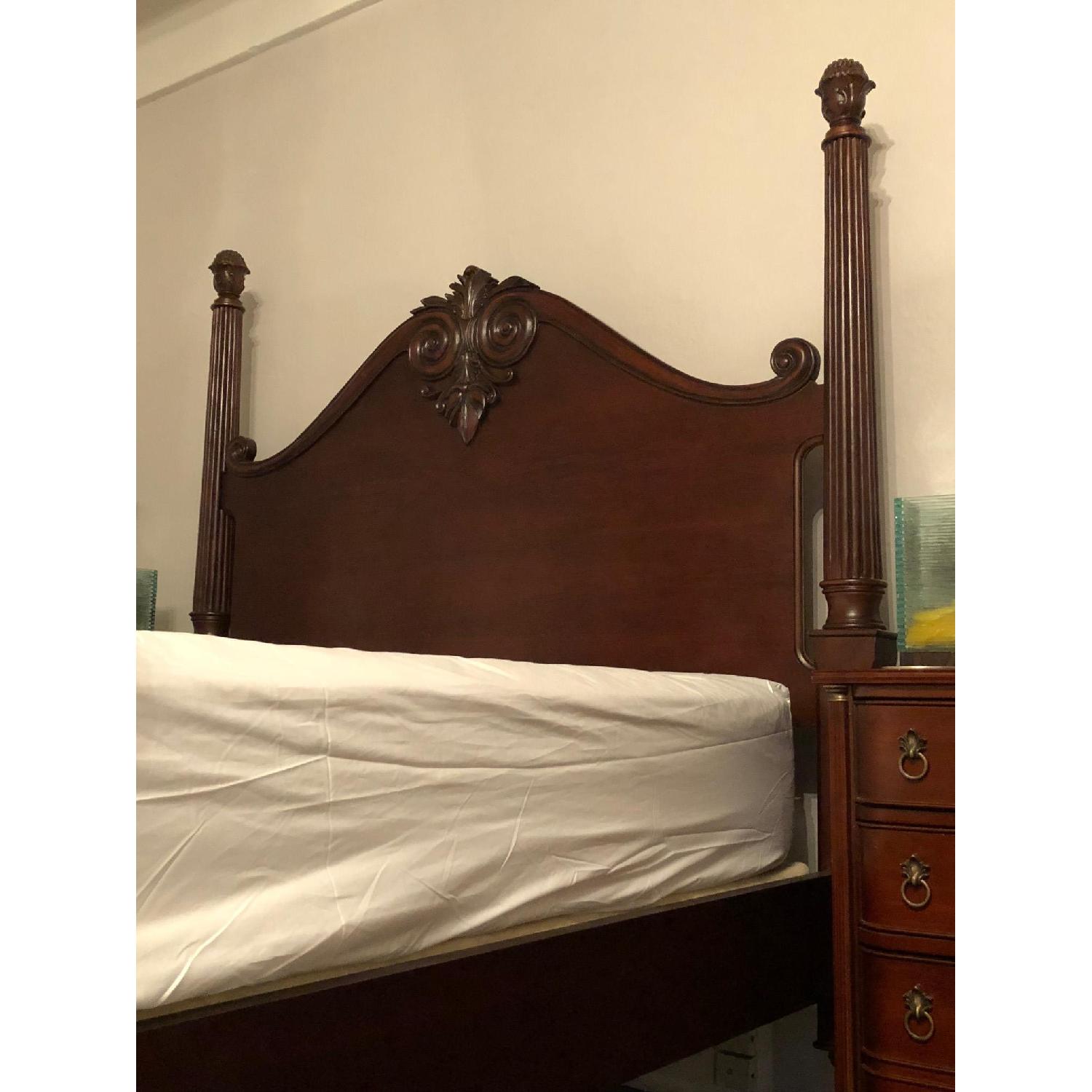 Bombay Company Adderley Mahogany Four Poster Queen Bed AptDeco