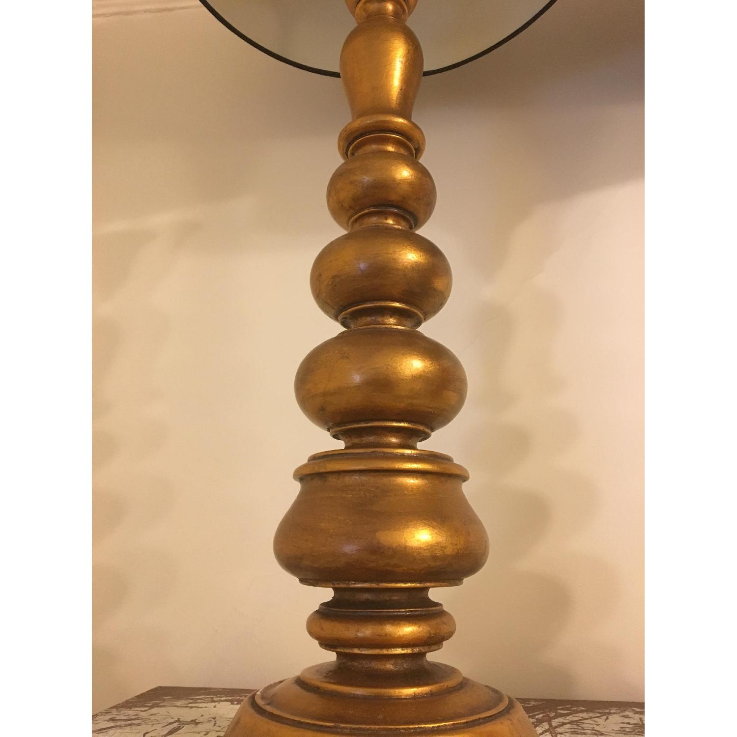 Large Gold Vintage Table Lamp - image-1