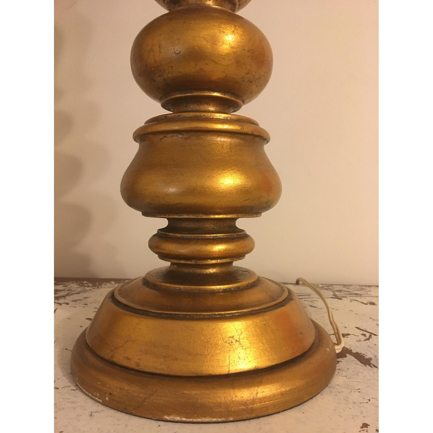 Large Gold Vintage Table Lamp - image-2