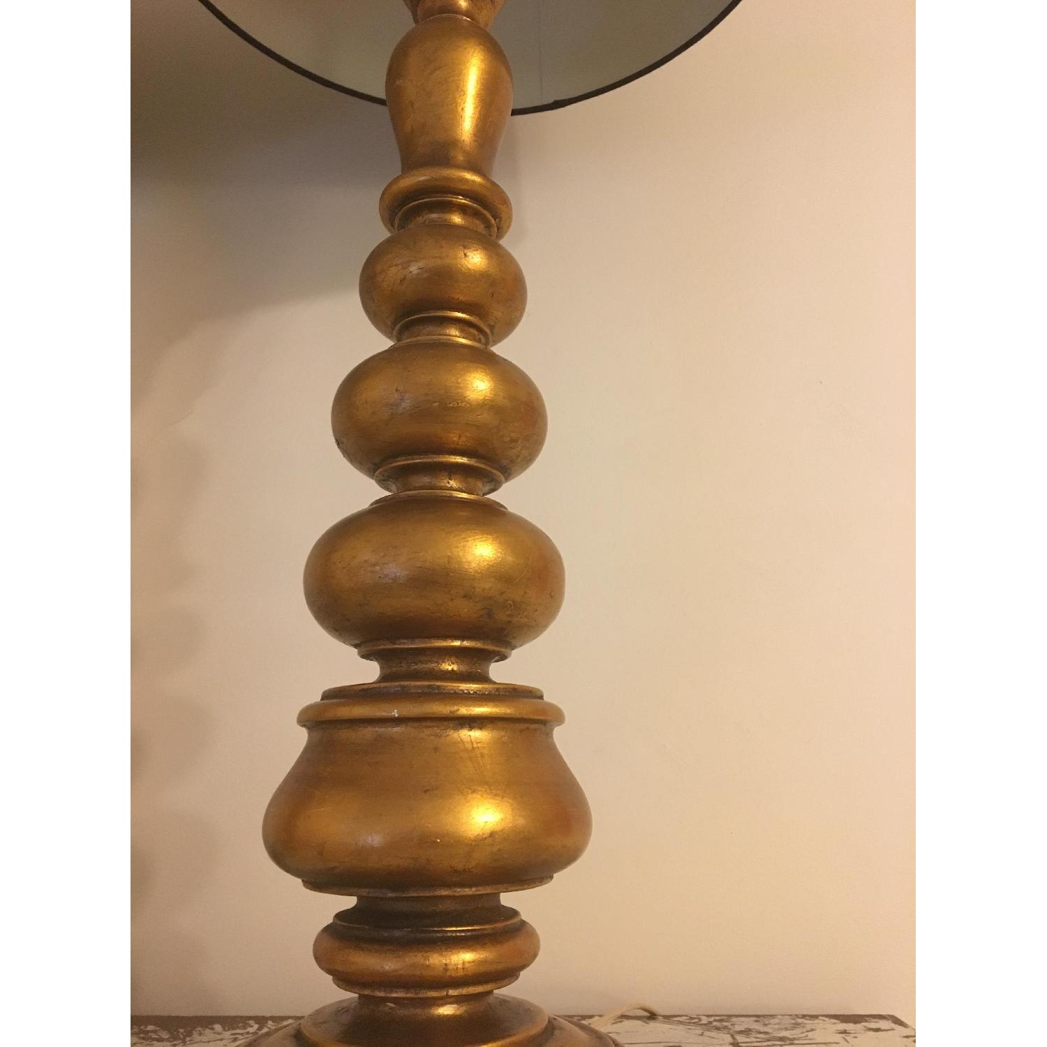 Large Gold Vintage Table Lamp - image-5