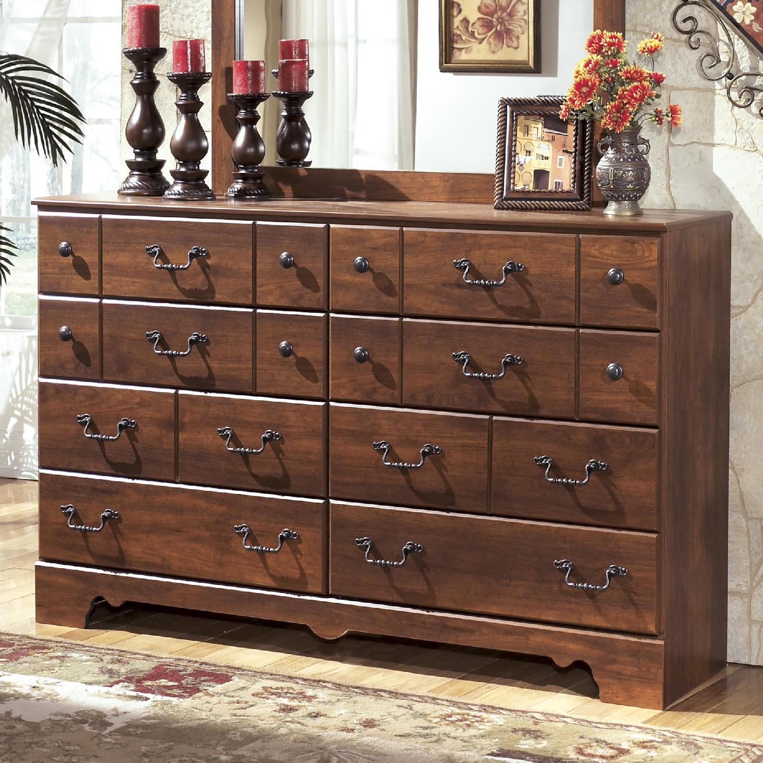 Ashley Timberline Warm Brown Dresser - AptDeco