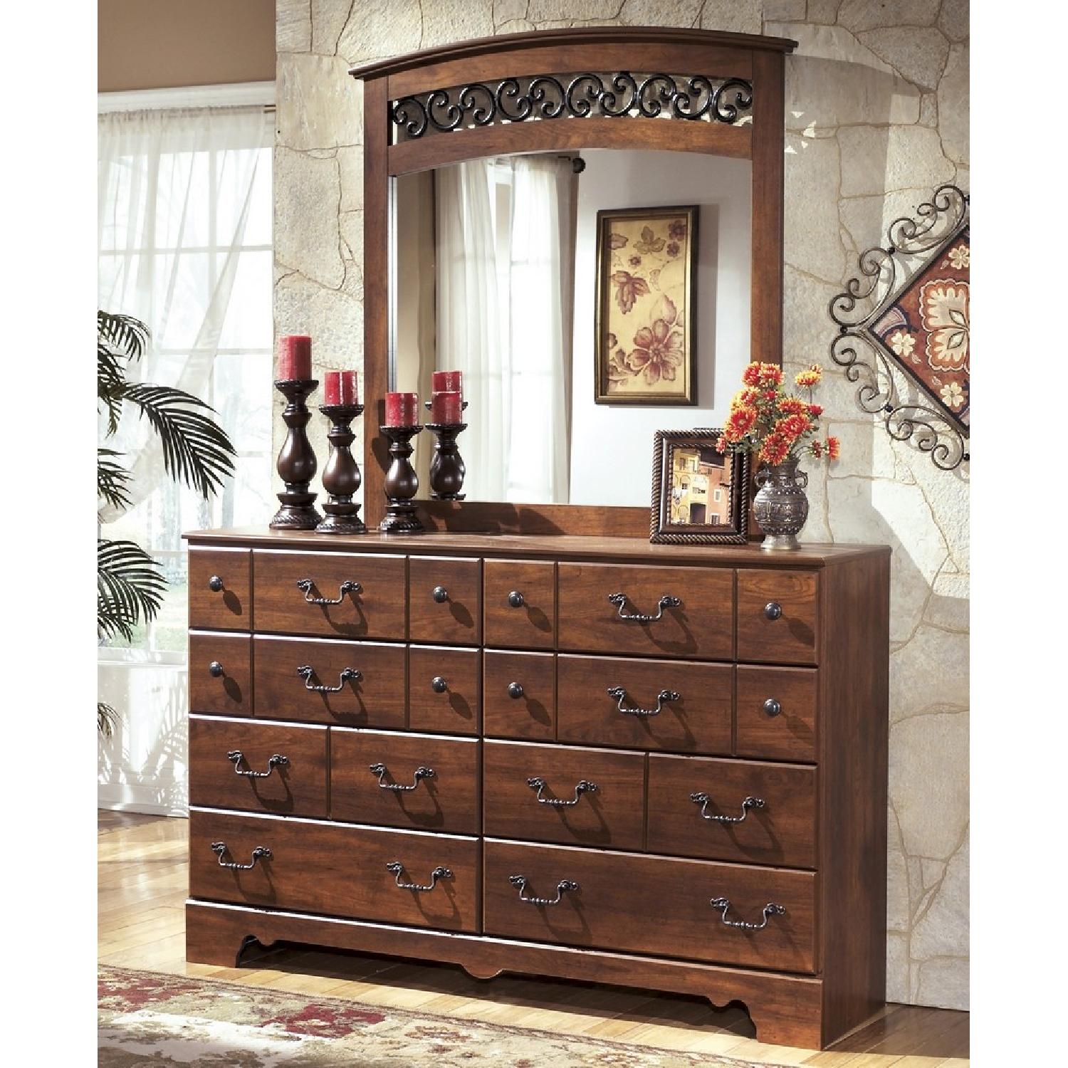 Ashley Timberline Warm Brown Dresser - AptDeco
