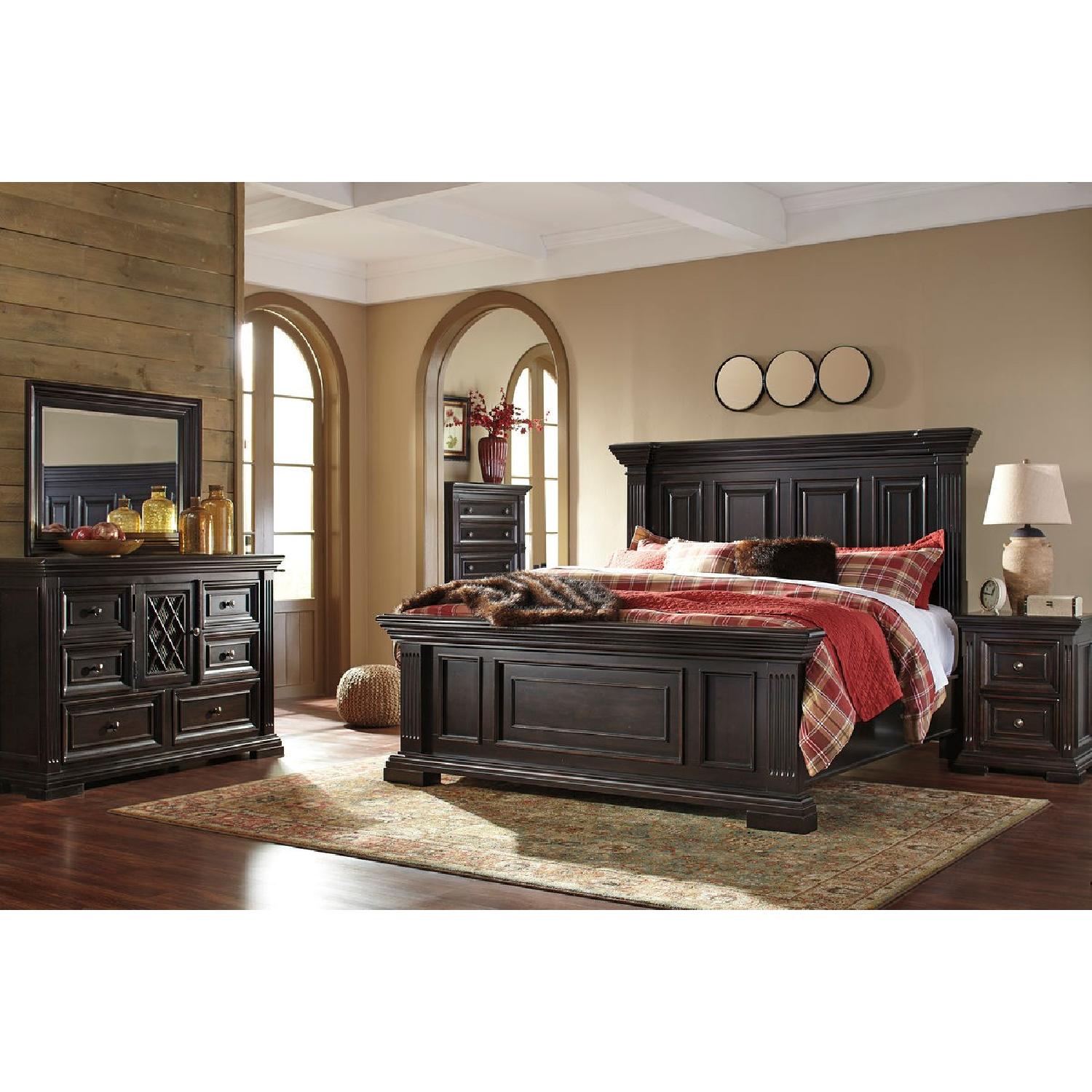 Ashley Willenburg Dark Brown Dresser - image-2