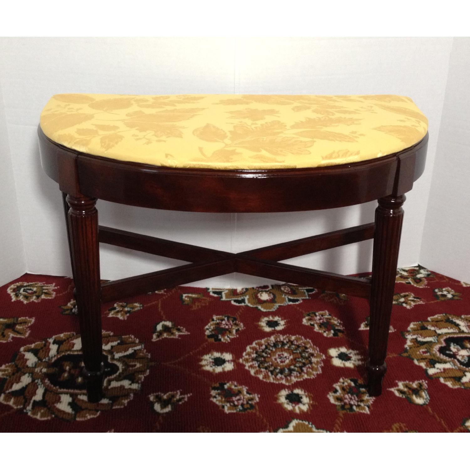 Antique Mahogany Hepplewhite Solid Wood Piano Bench AptDeco