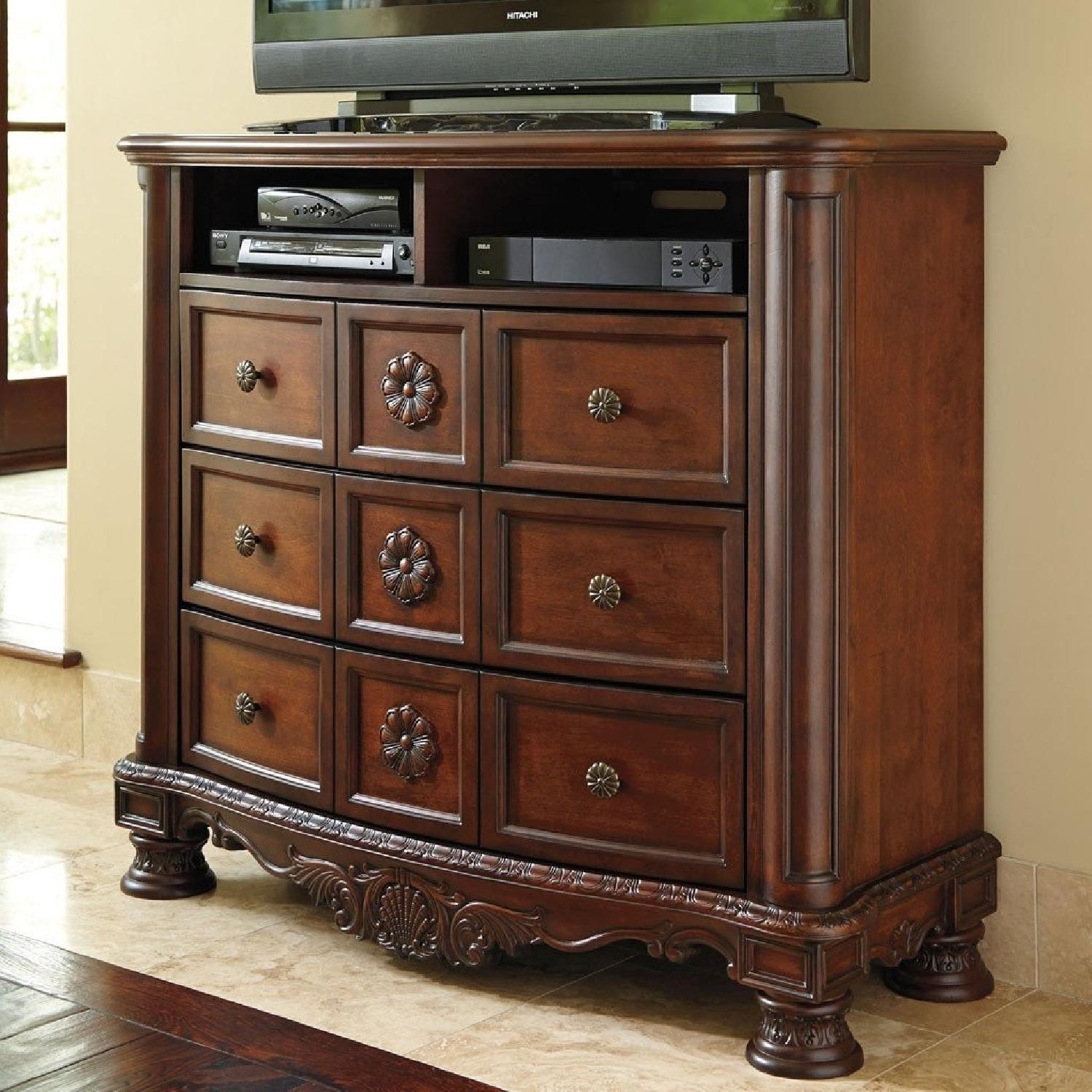 Ashley North Shore Millennium Chest in Dark Brown - image-1