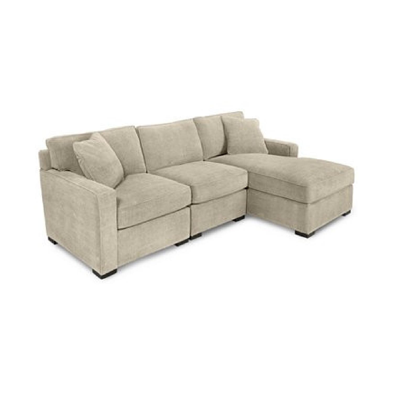 Macy's Radley 3-Piece Sectional Sofa w/ Left Arm Chaise - image-0