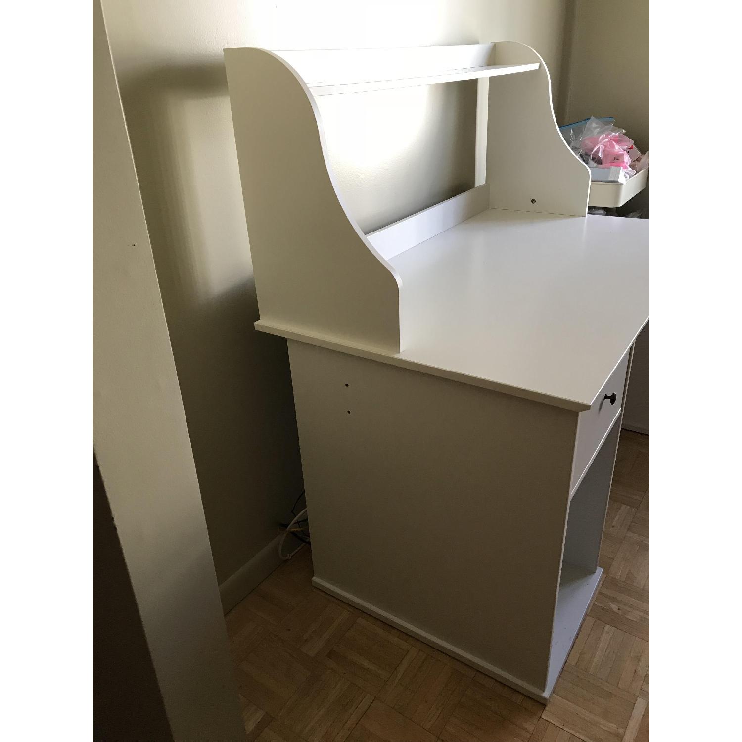 Ikea White Computer Table - image-2