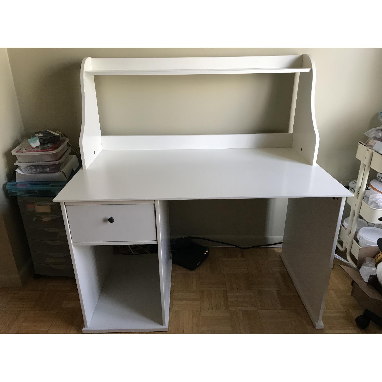 Ikea White Computer Table - image-3