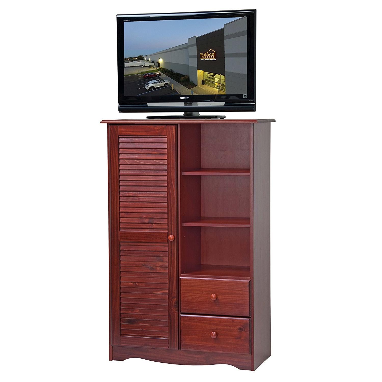 Mahogany Solid Wood Door Chest - image-1