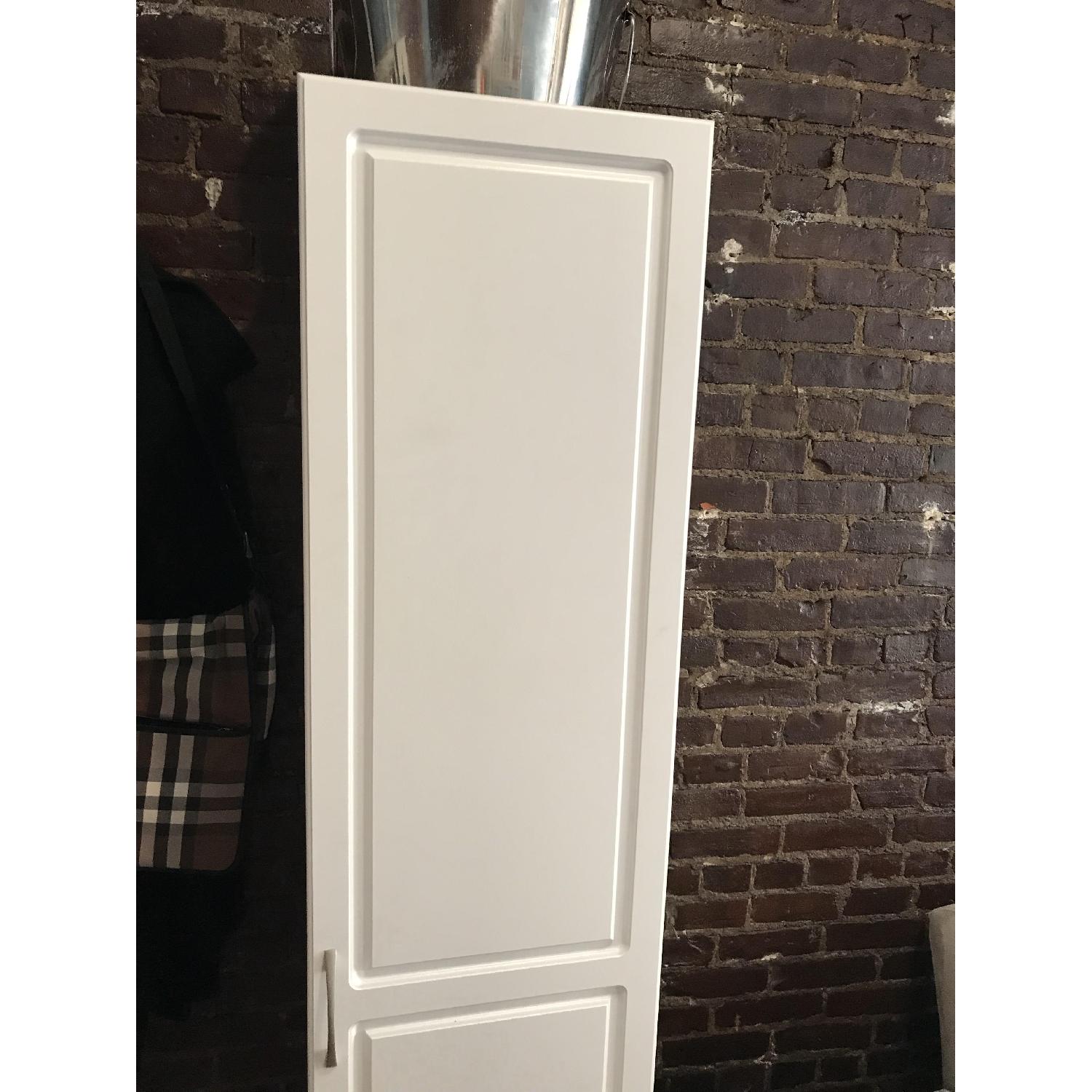 SystemBuild Kendall White Slim Pantry/Storage Cabinet - image-6