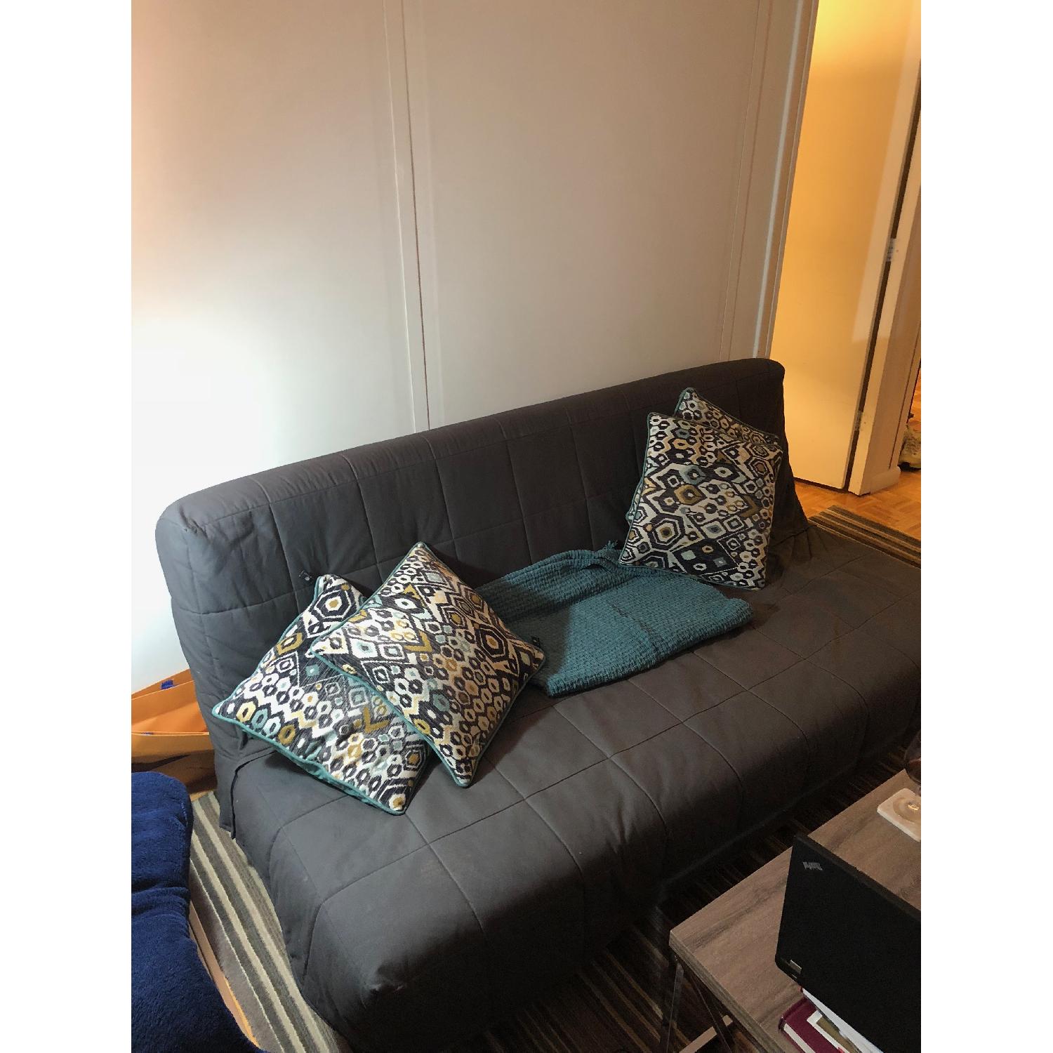 Ikea Grey Slipcover Futon - image-2