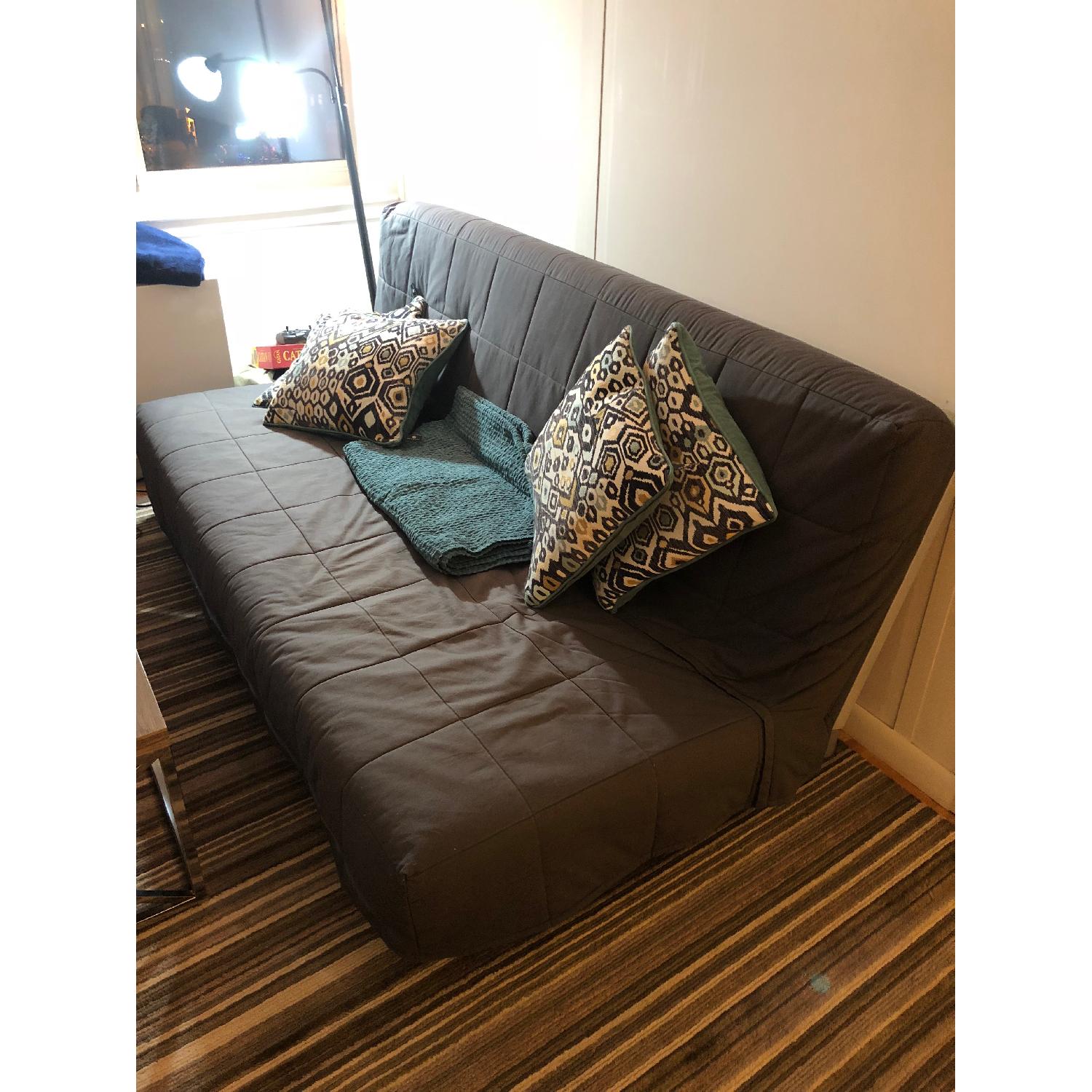 Ikea Grey Slipcover Futon - image-3