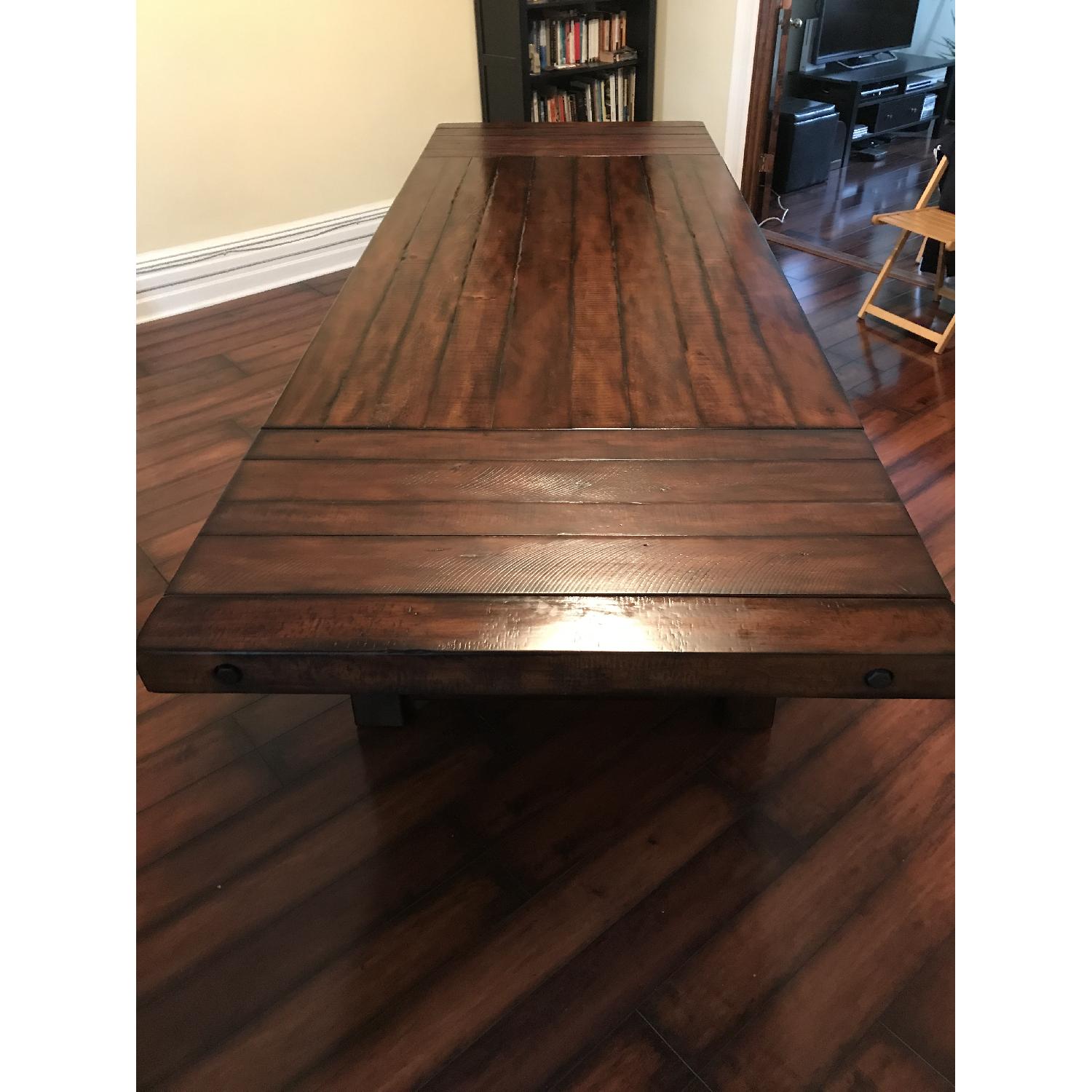 Pottery Barn Benchwright Extending Dining Table - image-7