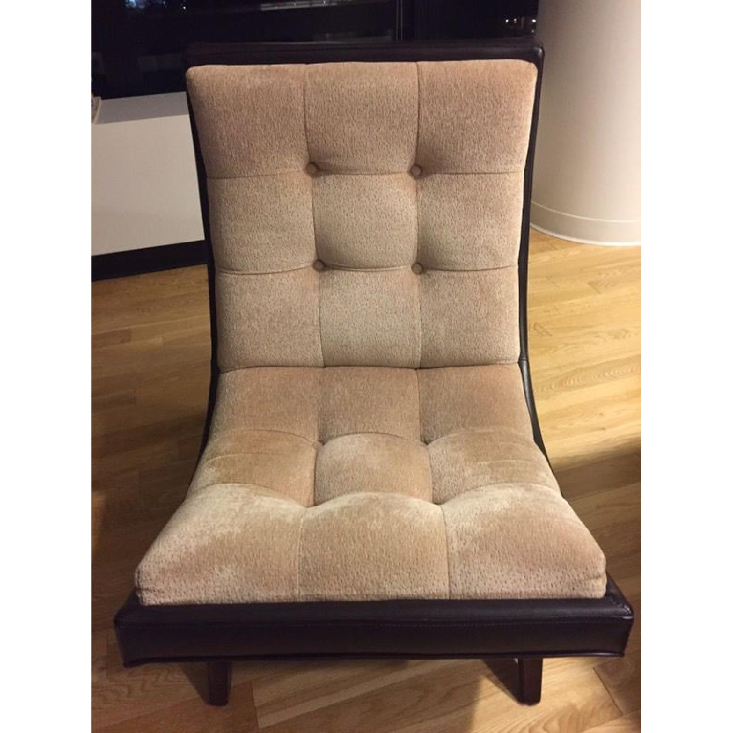 InspireQ Albury Lounge Chair & Ottoman - image-1