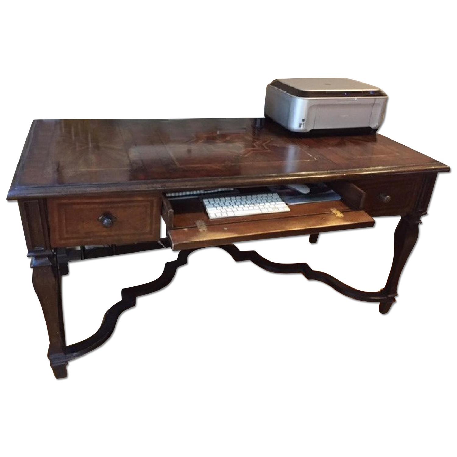 Domain Furniture Mahogany Desk - image-0