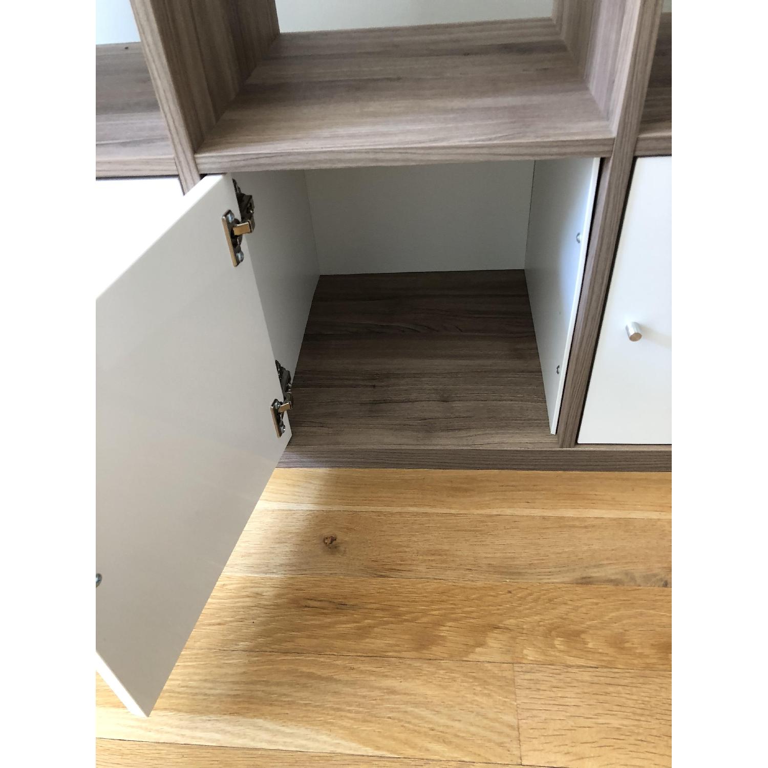 Ikea Kallax Cubes Shelving in Light Grey Walnut - image-3