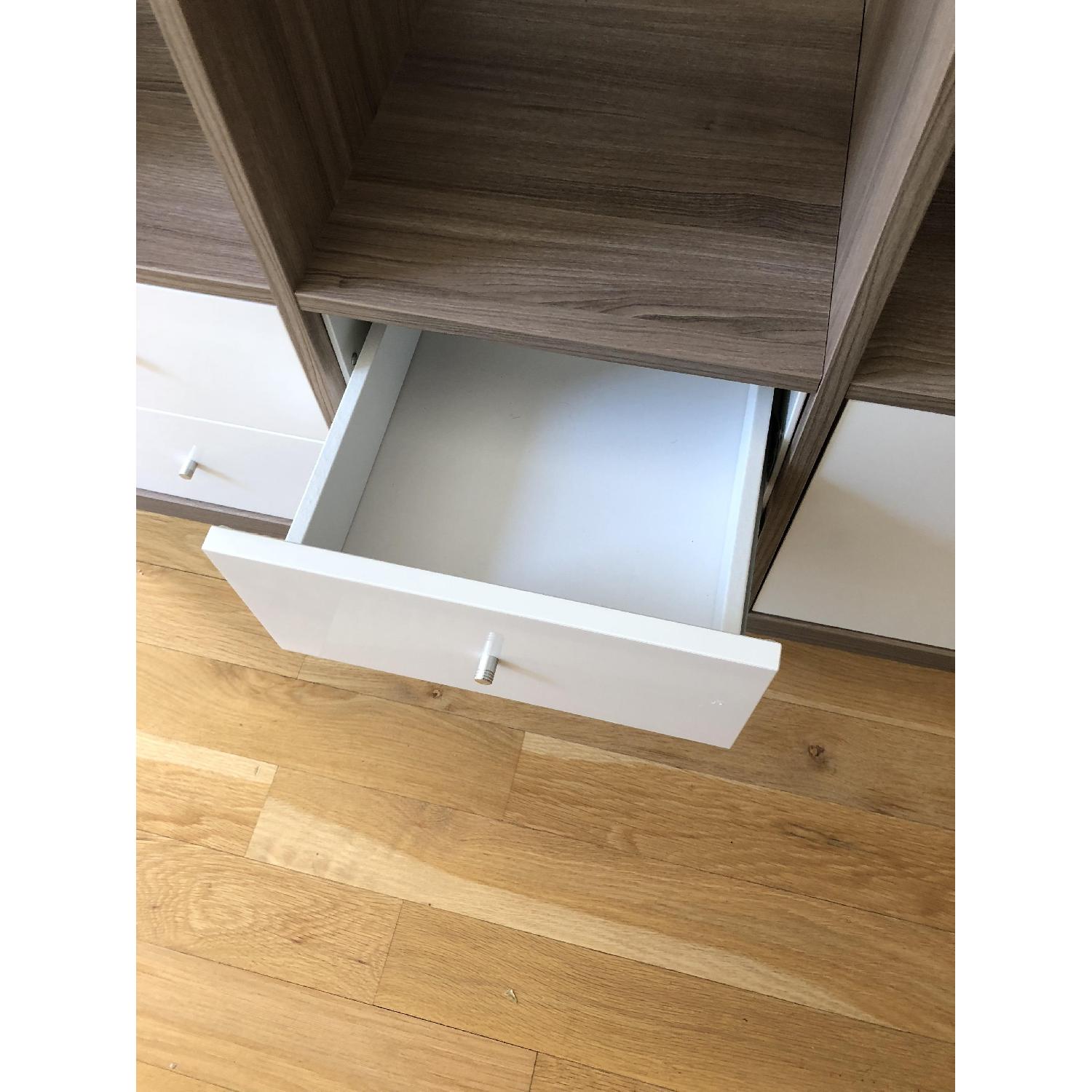 Ikea Kallax Cubes Shelving in Light Grey Walnut - image-5