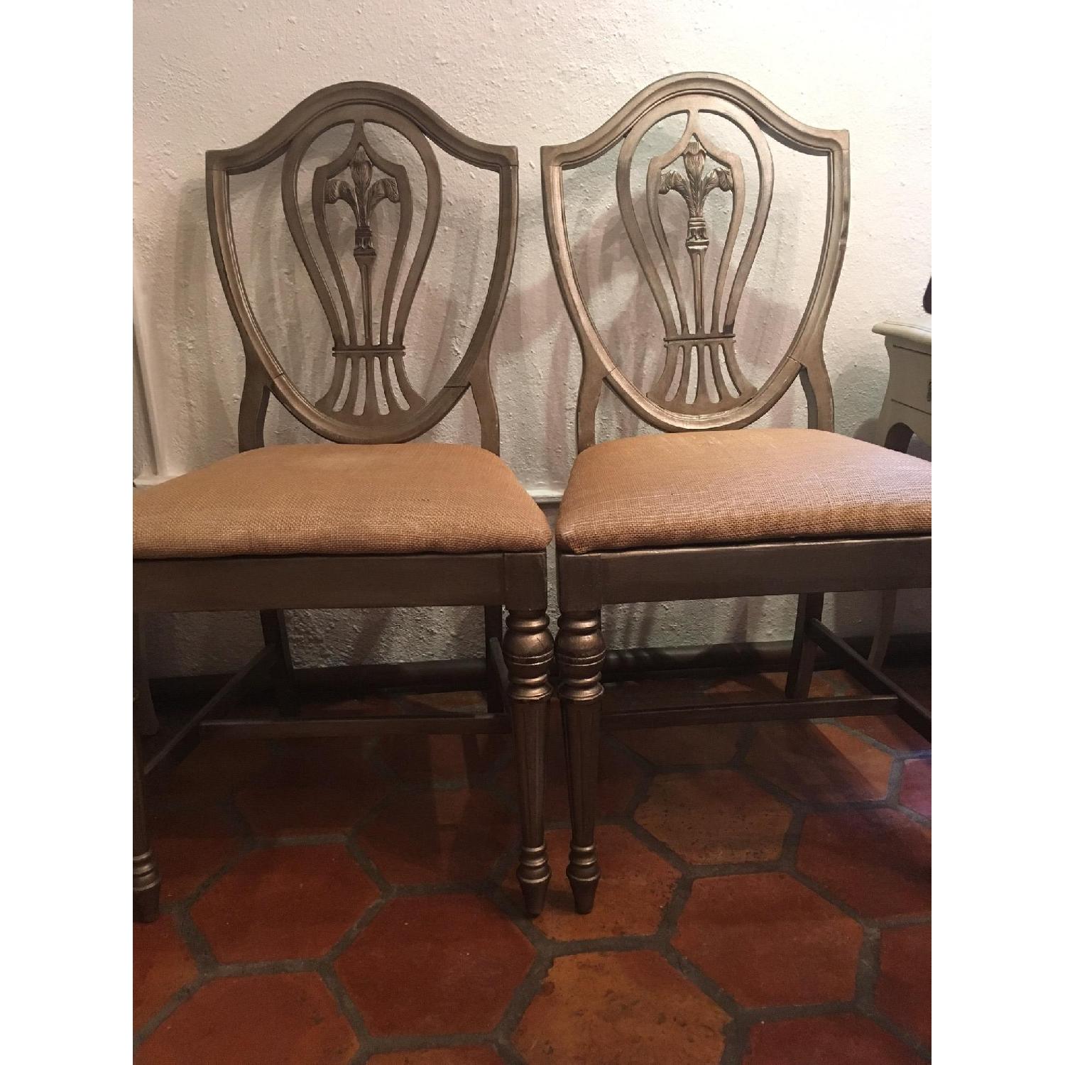 Distressed Hand-Painted Dining Chair - image-1