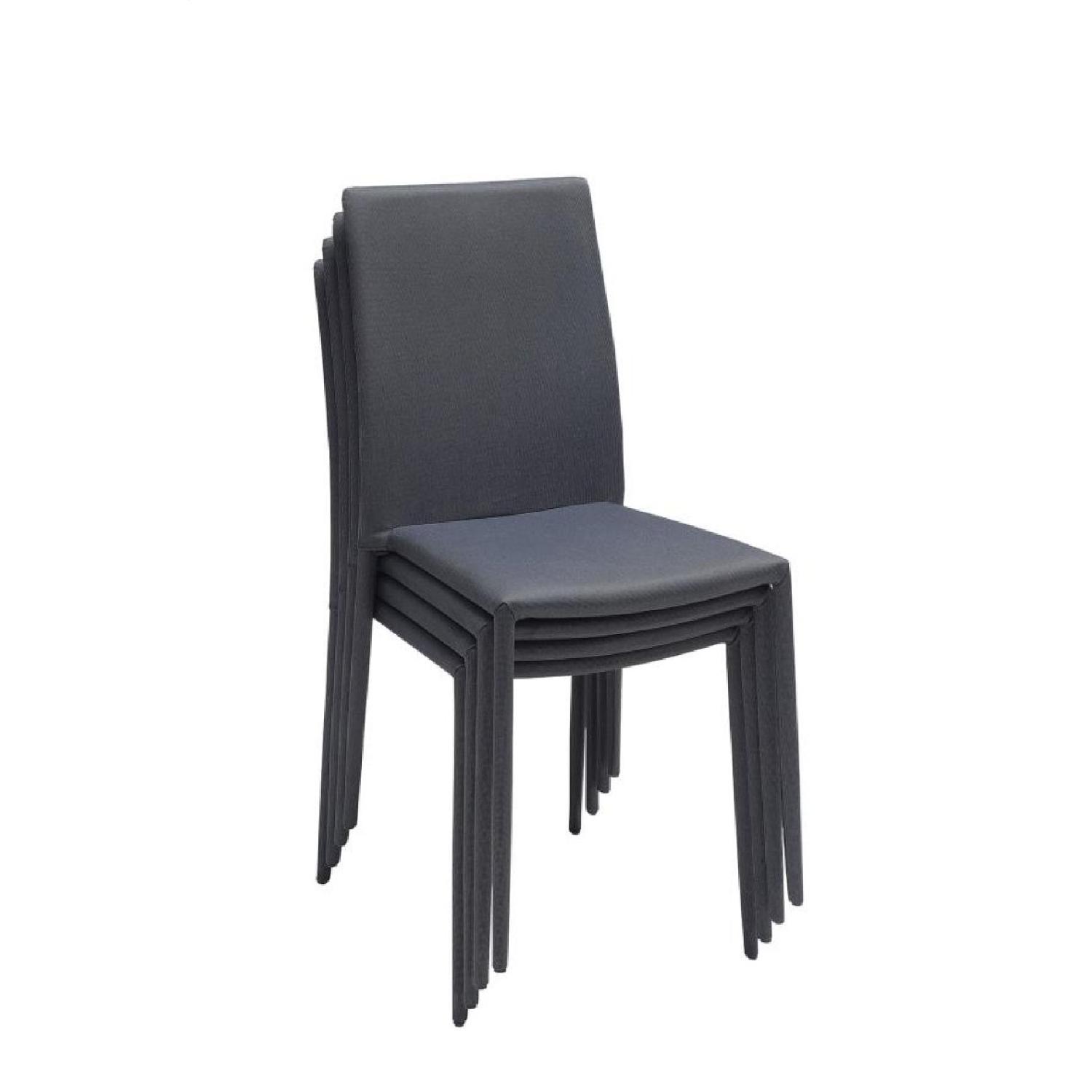 Gray & Black Dining Chair - image-2