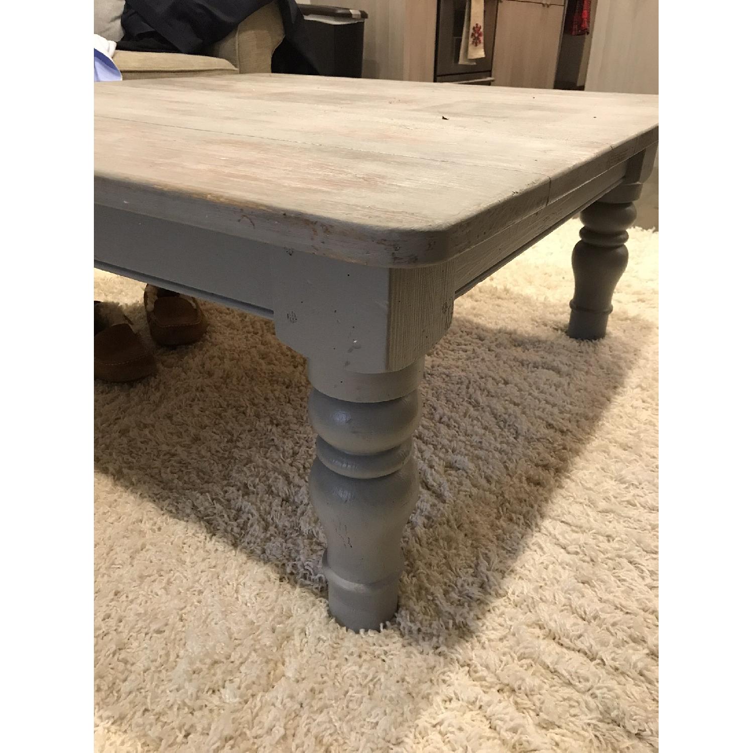 Ethan Allen Solid Wood Square Coffee Table - image-2