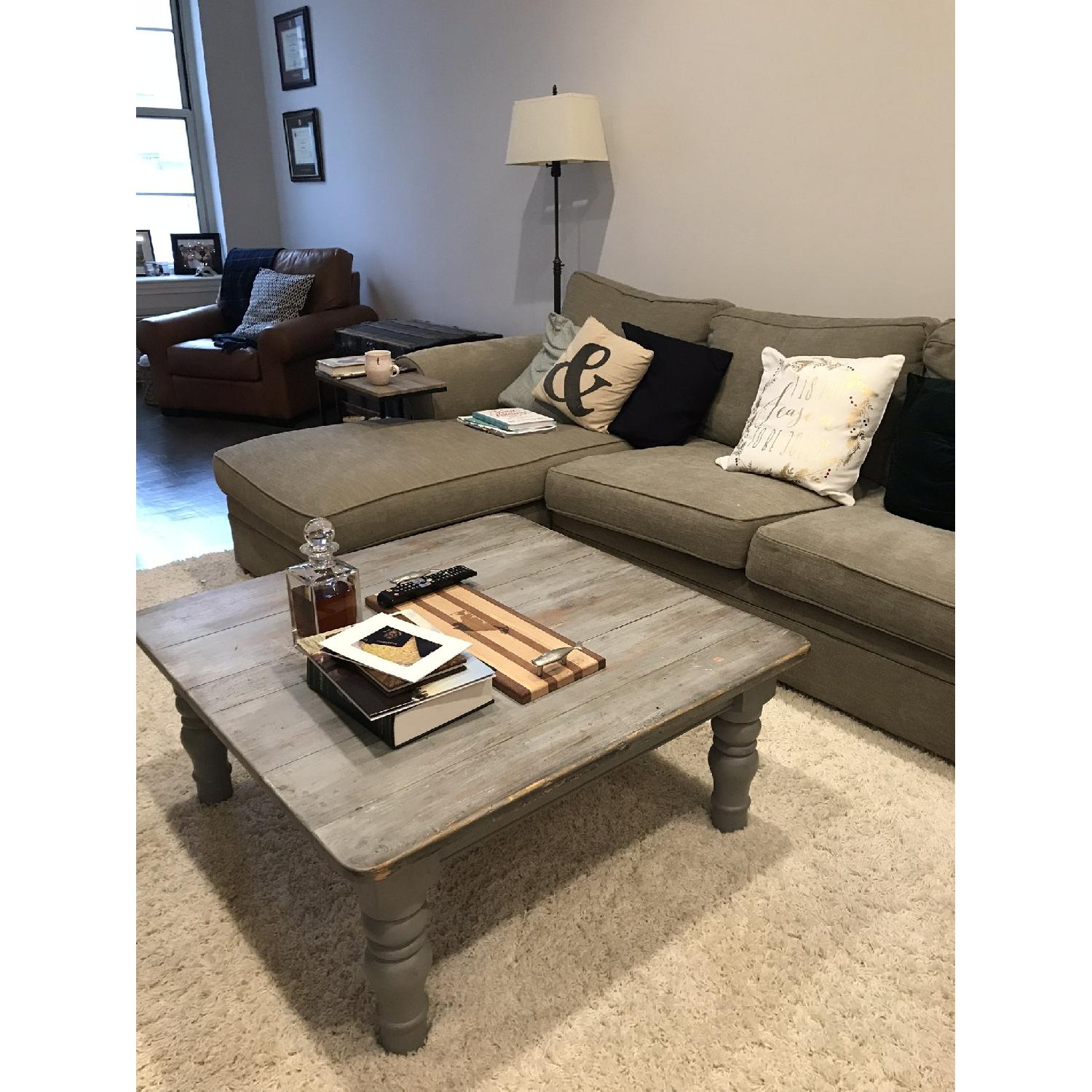 Ethan Allen Solid Wood Square Coffee Table - image-4