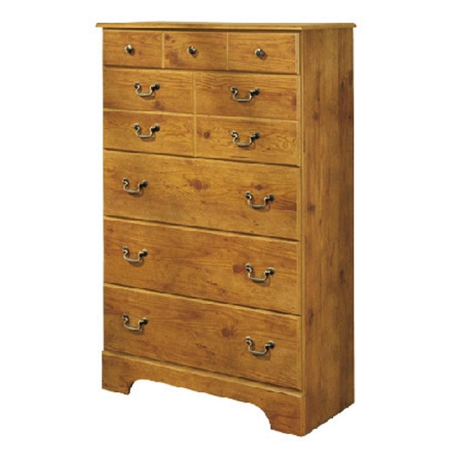 Ashley Bittersweet Light Brown Five Drawer Chest - image-0