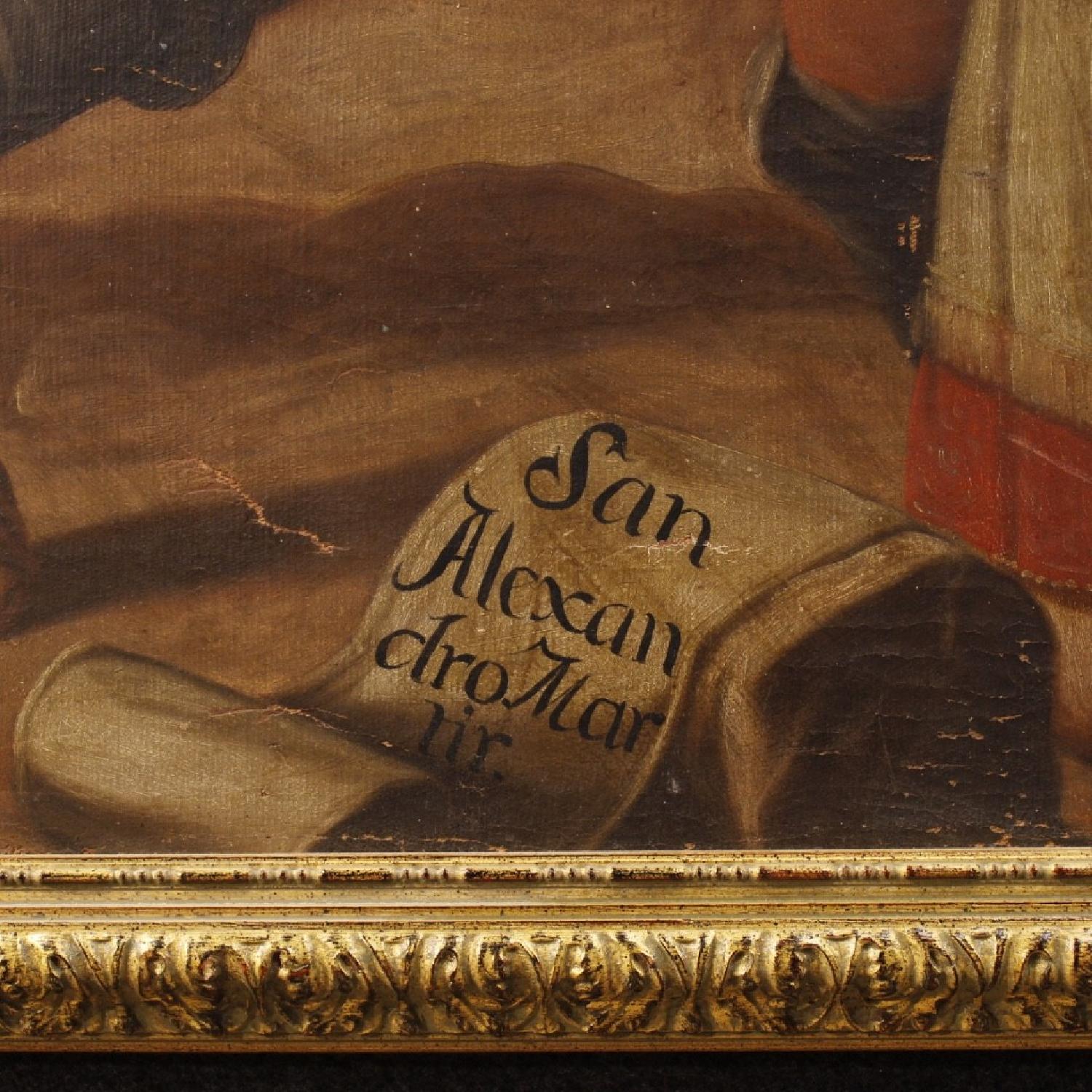 Italian Religious Oil Painting Martyrdom of Saint Alexander - image-7